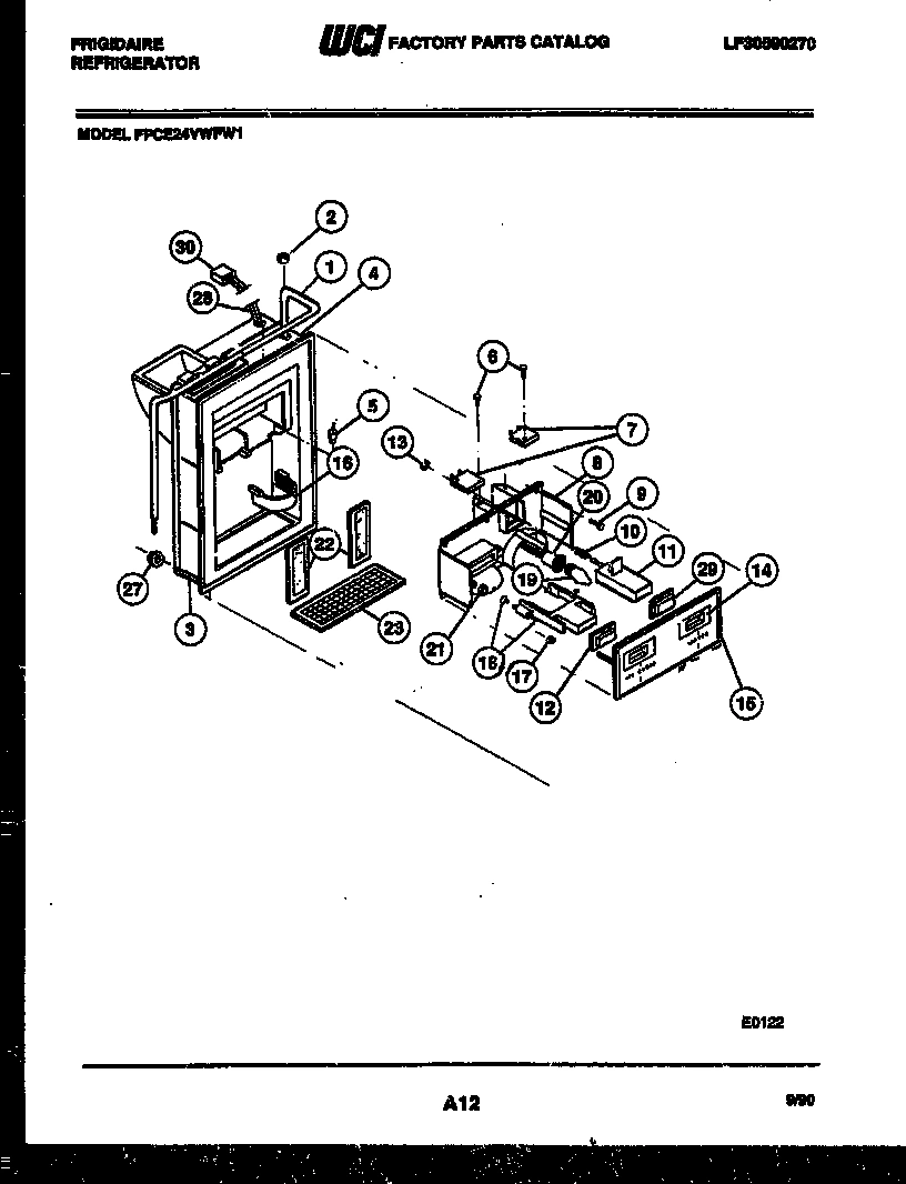 07 - ICE DOOR, DISPENSER AND WATER TANKS