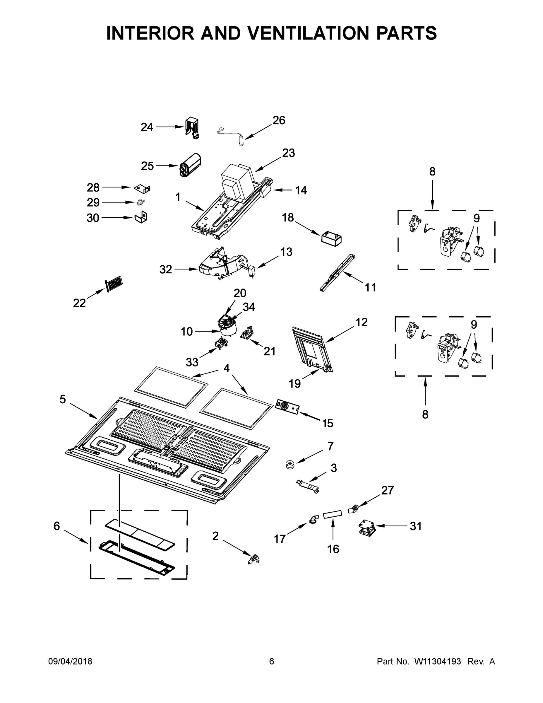 04 - INTERIOR AND VENTILATION PARTS