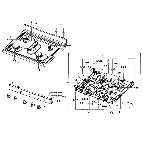 COOKTOP ASSY