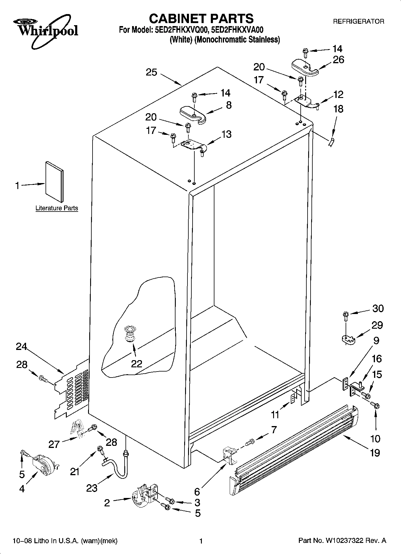 01 - CABINET PARTS
