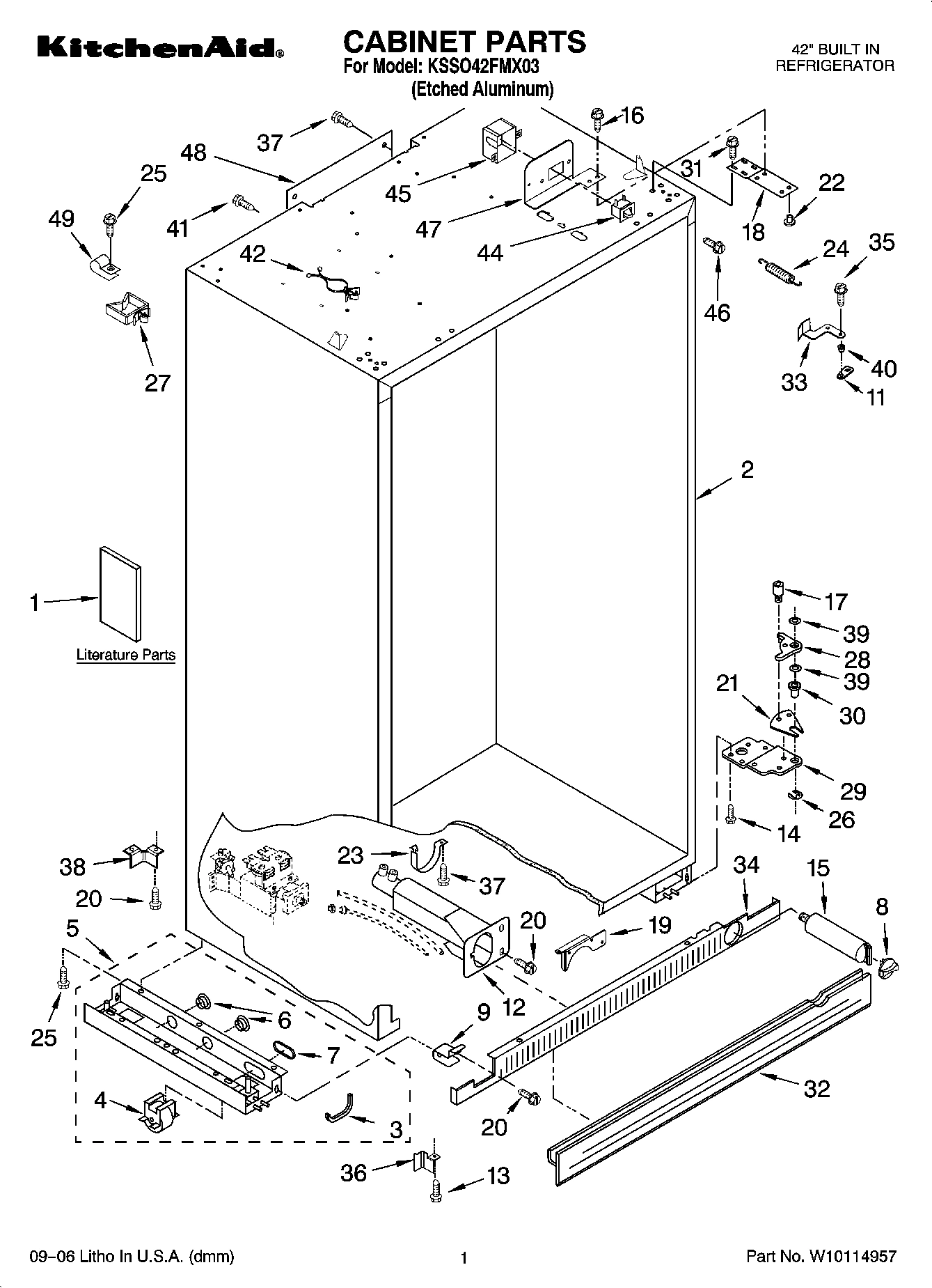 01 - CABINET PARTS