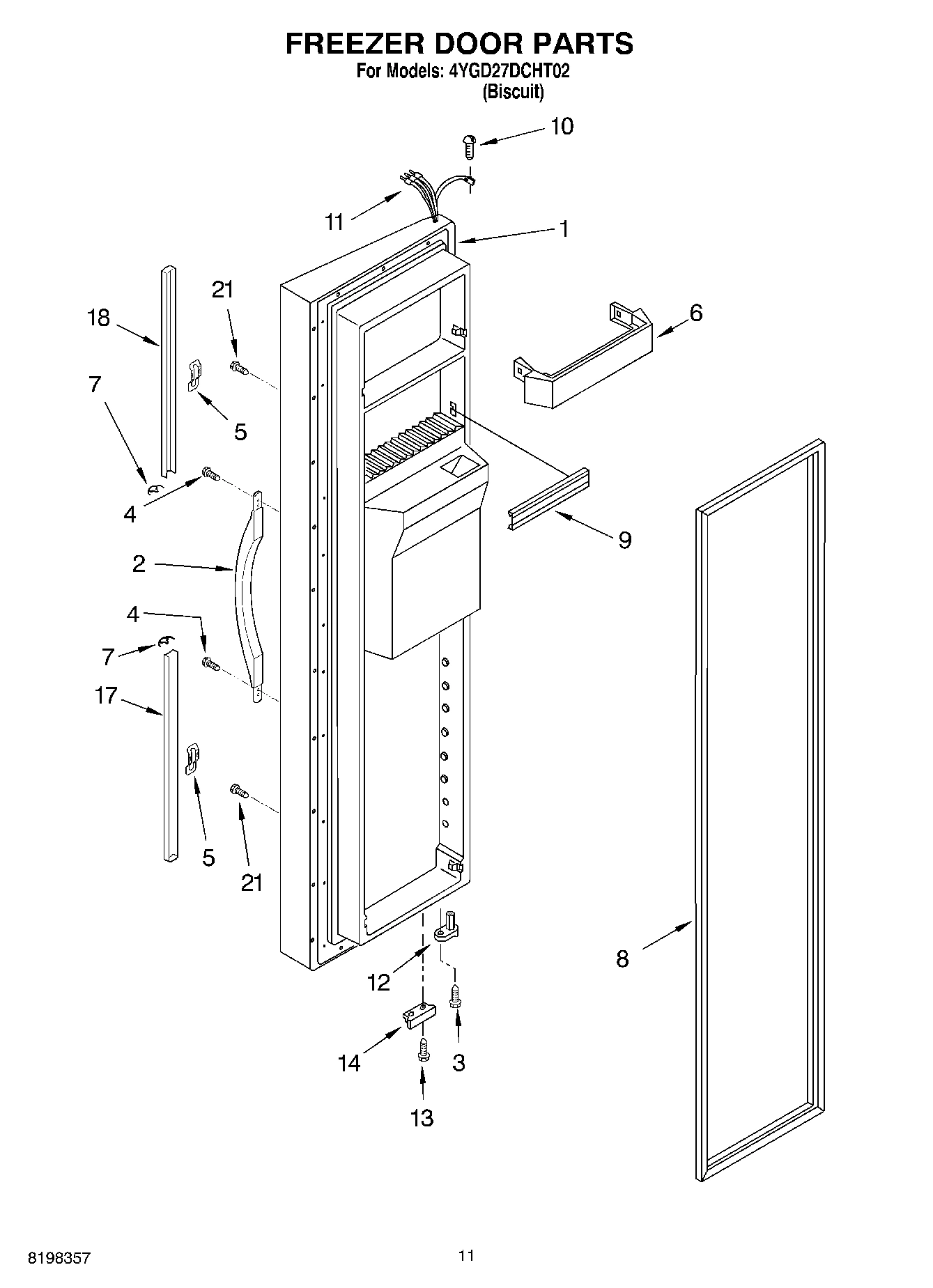 07 - FREEZER DOOR