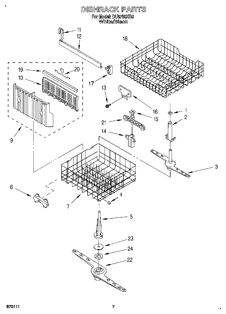 05 - DISHRACK, LIT/OPTIONAL