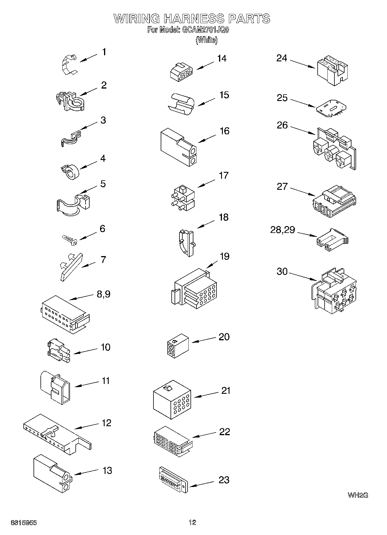 08 - WIRING HARNESS PARTS