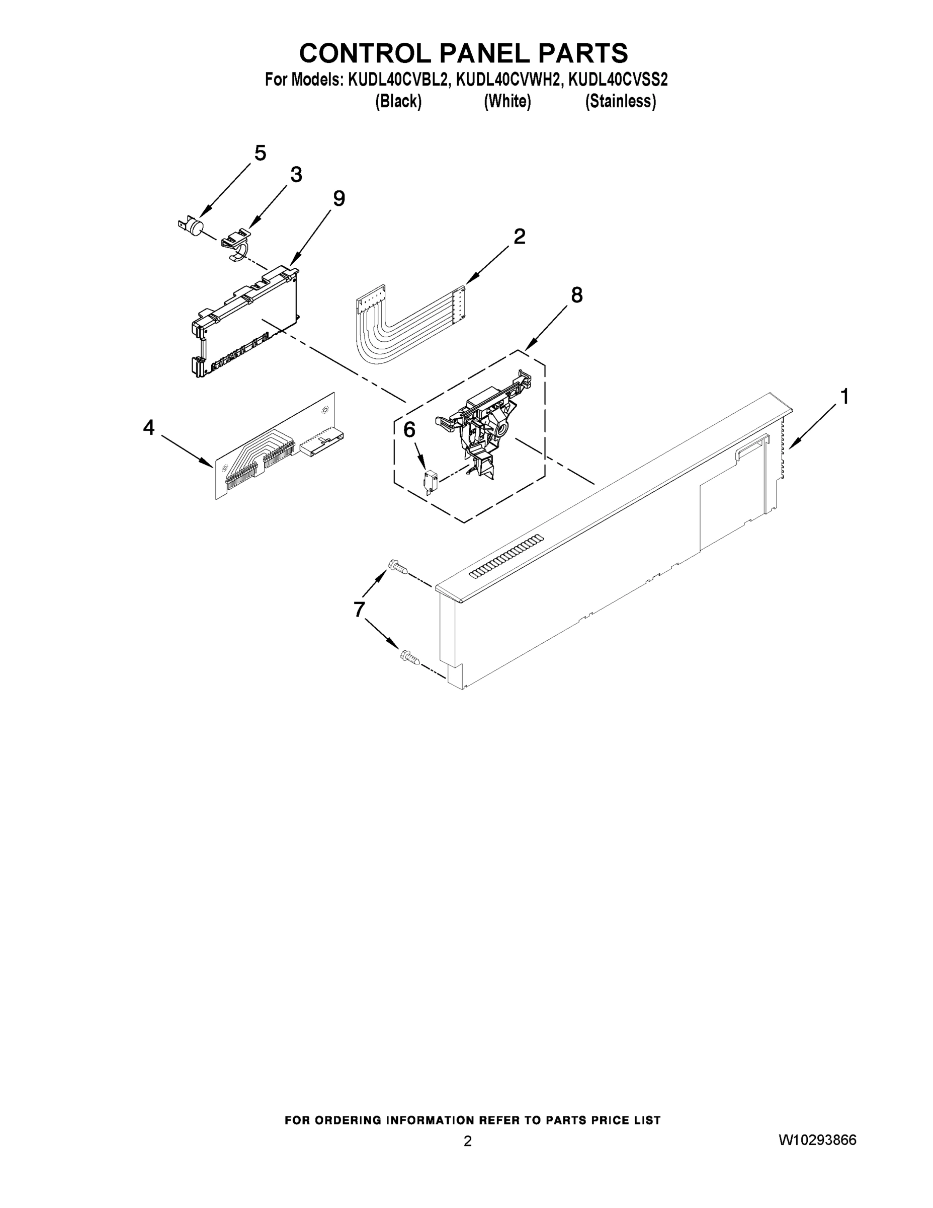 02 - CONTROL PANEL PARTS