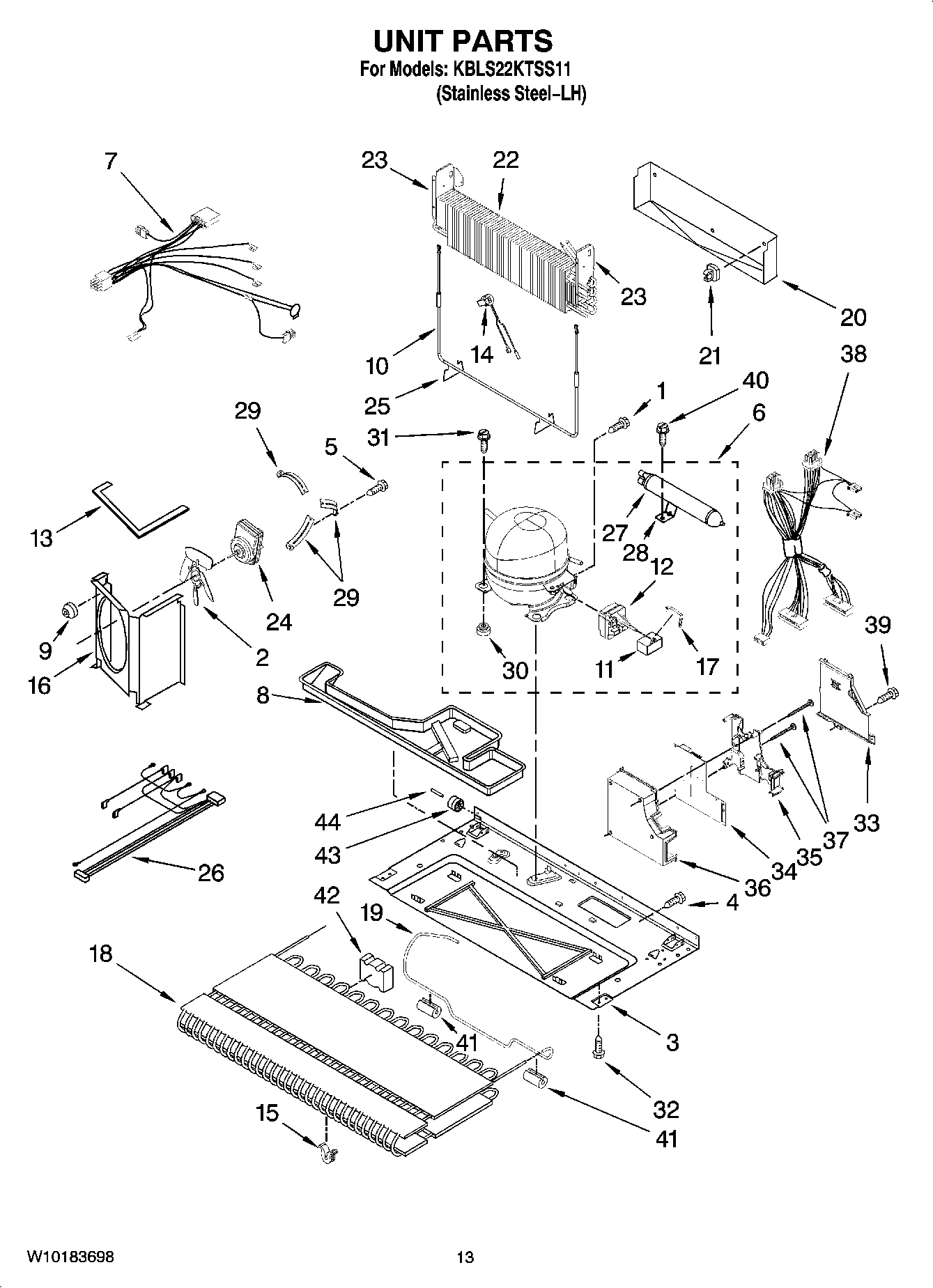 07 - UNIT PARTS, OPTIONAL PARTS (NOT INCLUDED)