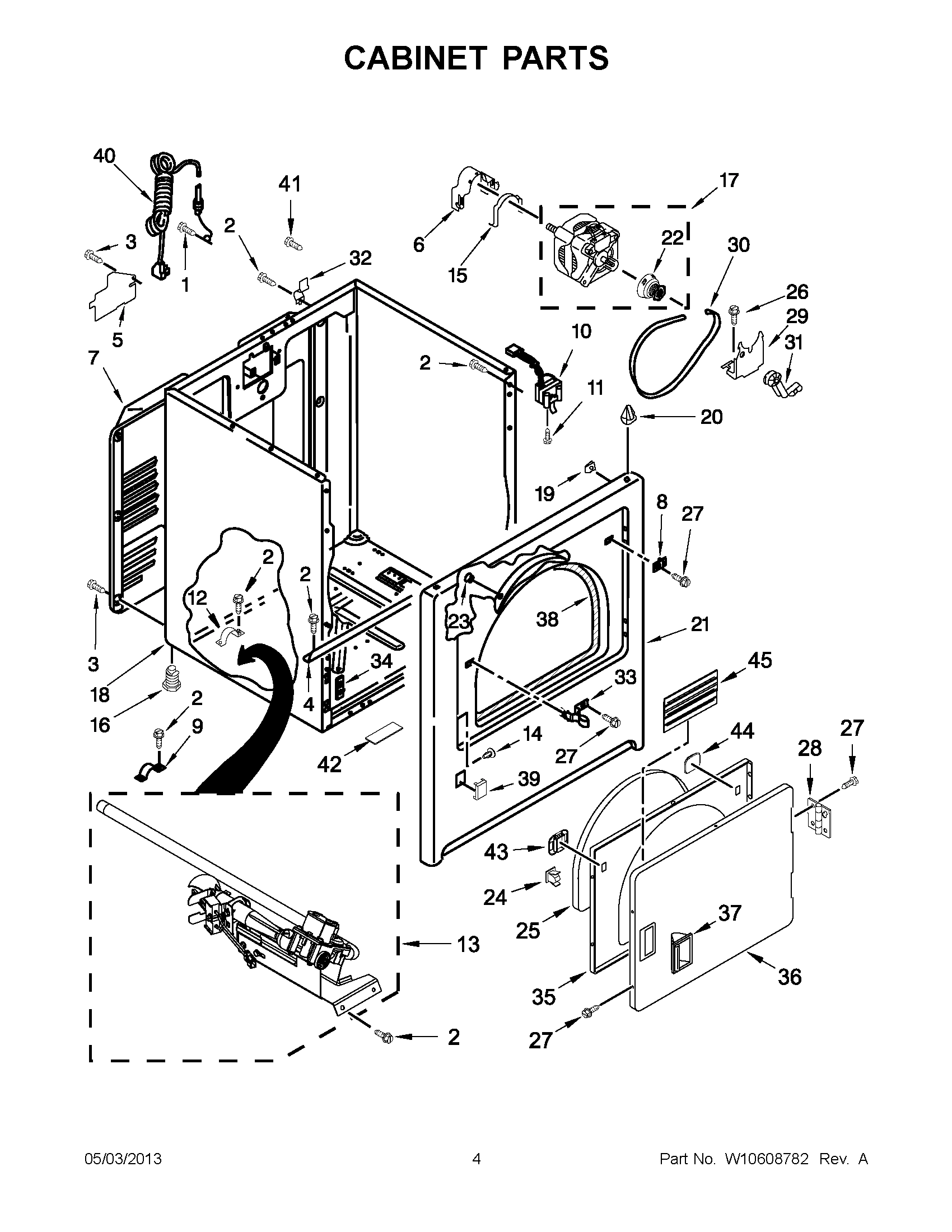 02 - CABINET PARTS