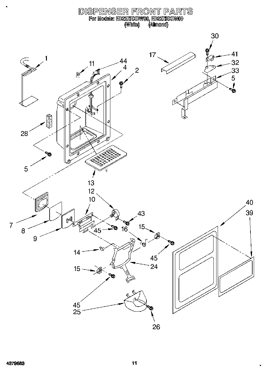 08 - DISPENSER FRONT