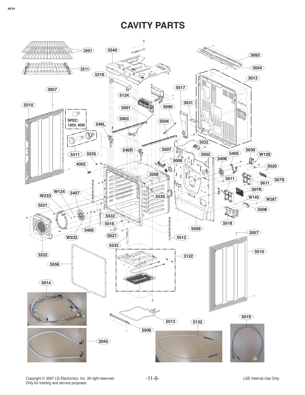 CAVITY PARTS