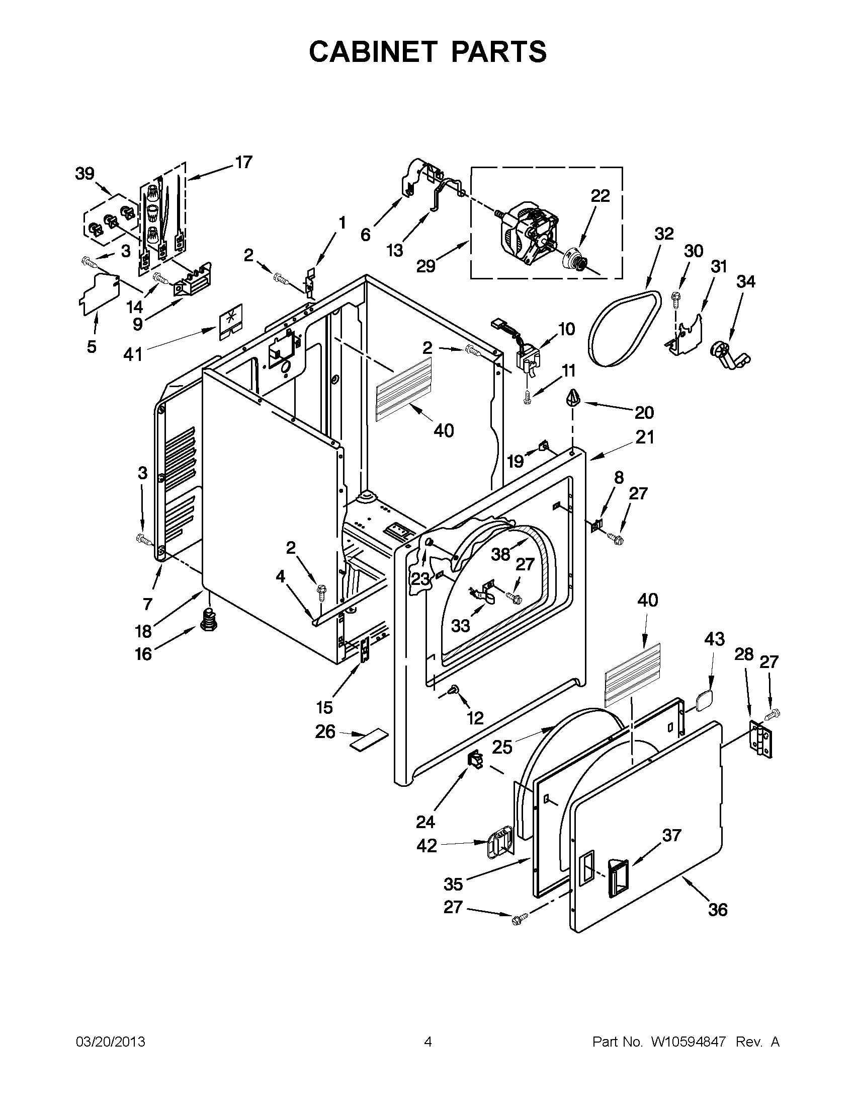 02 - CABINET PARTS