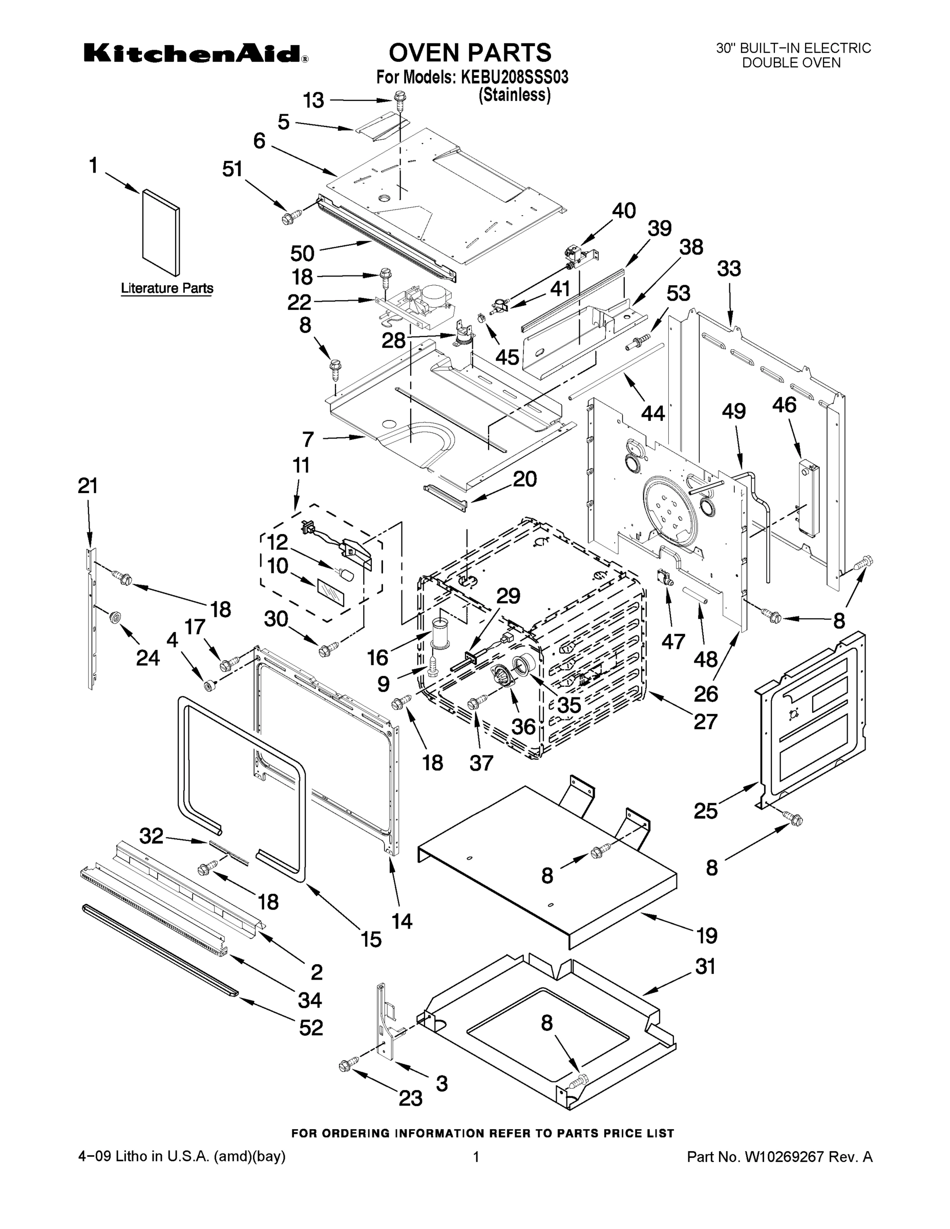 01 - OVEN PARTS