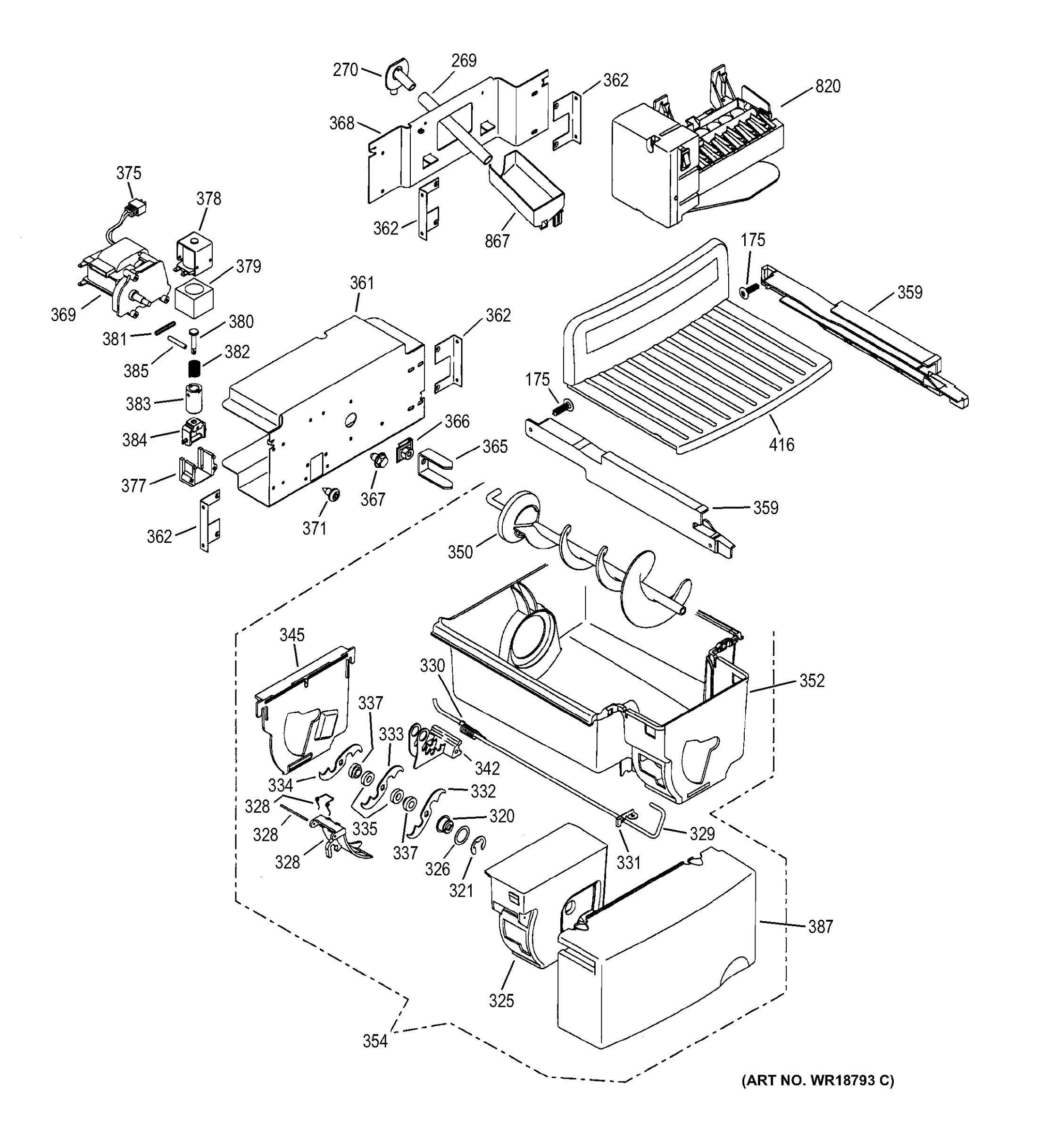 ICE MAKER & DISPENSER