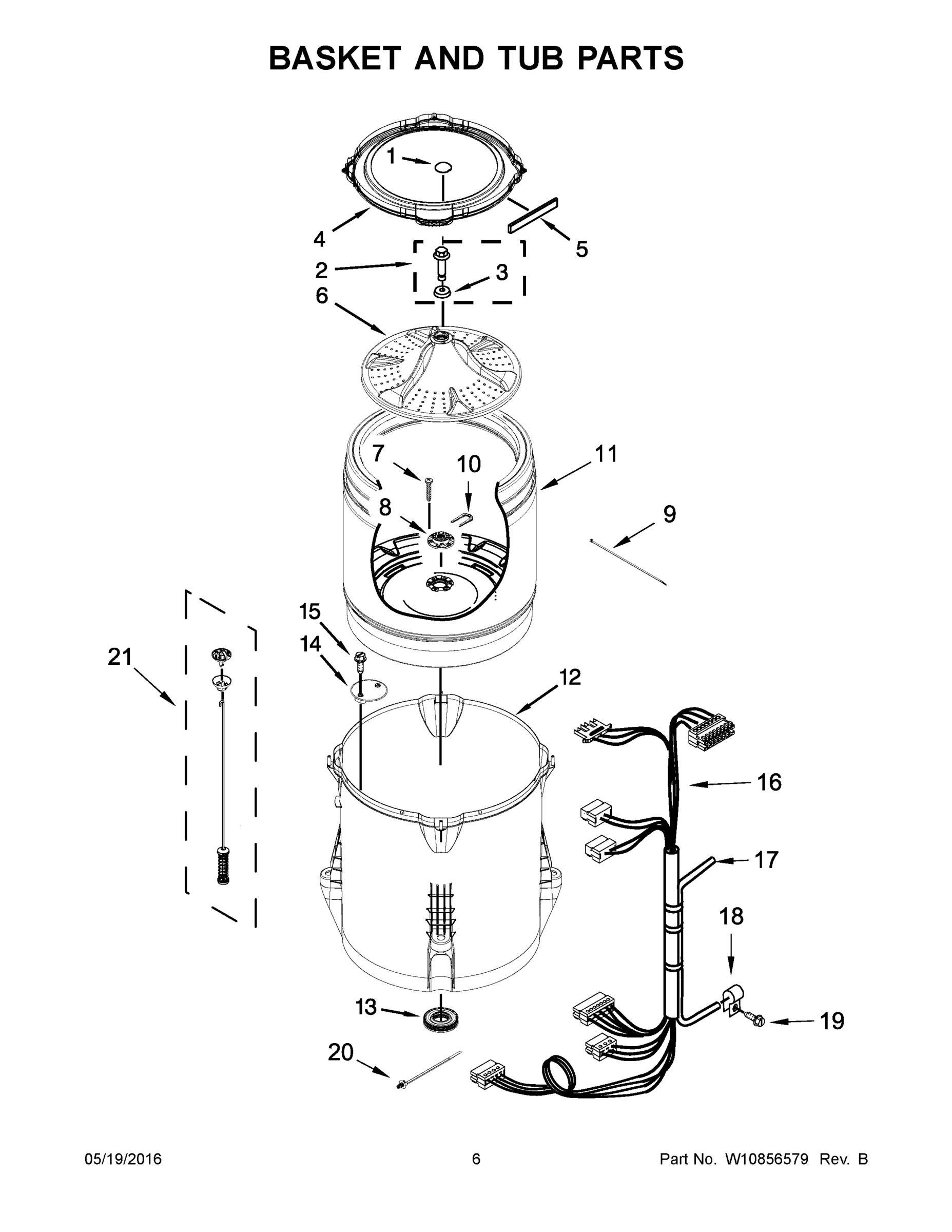 04 - BASKET AND TUB PARTS