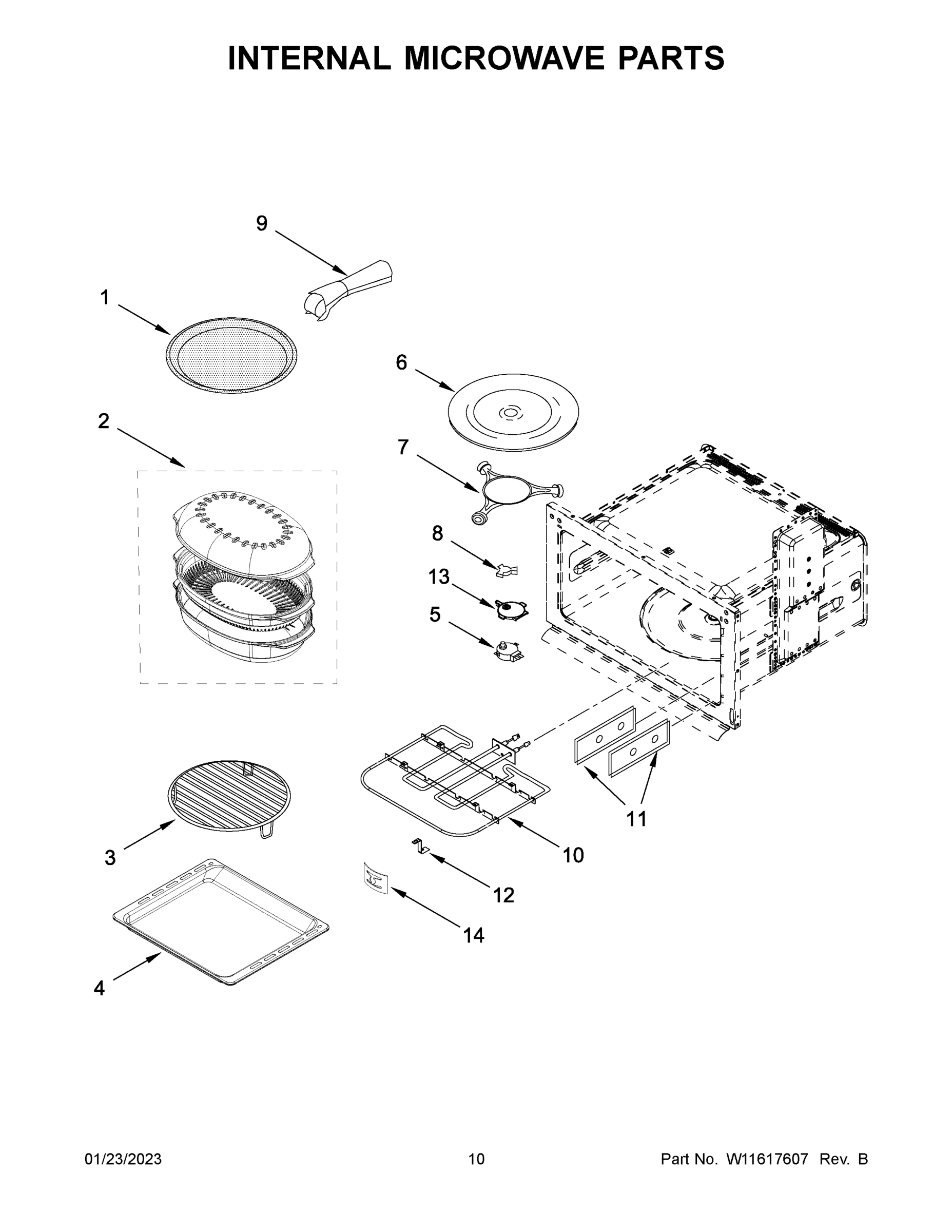 06 - INTERNAL MICROWAVE PARTS