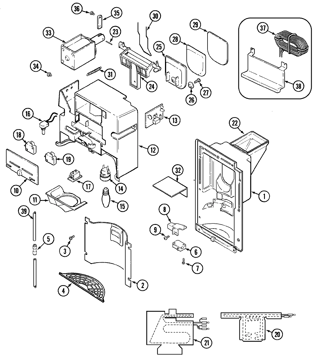 07 - ICE & WATER DISPENSER