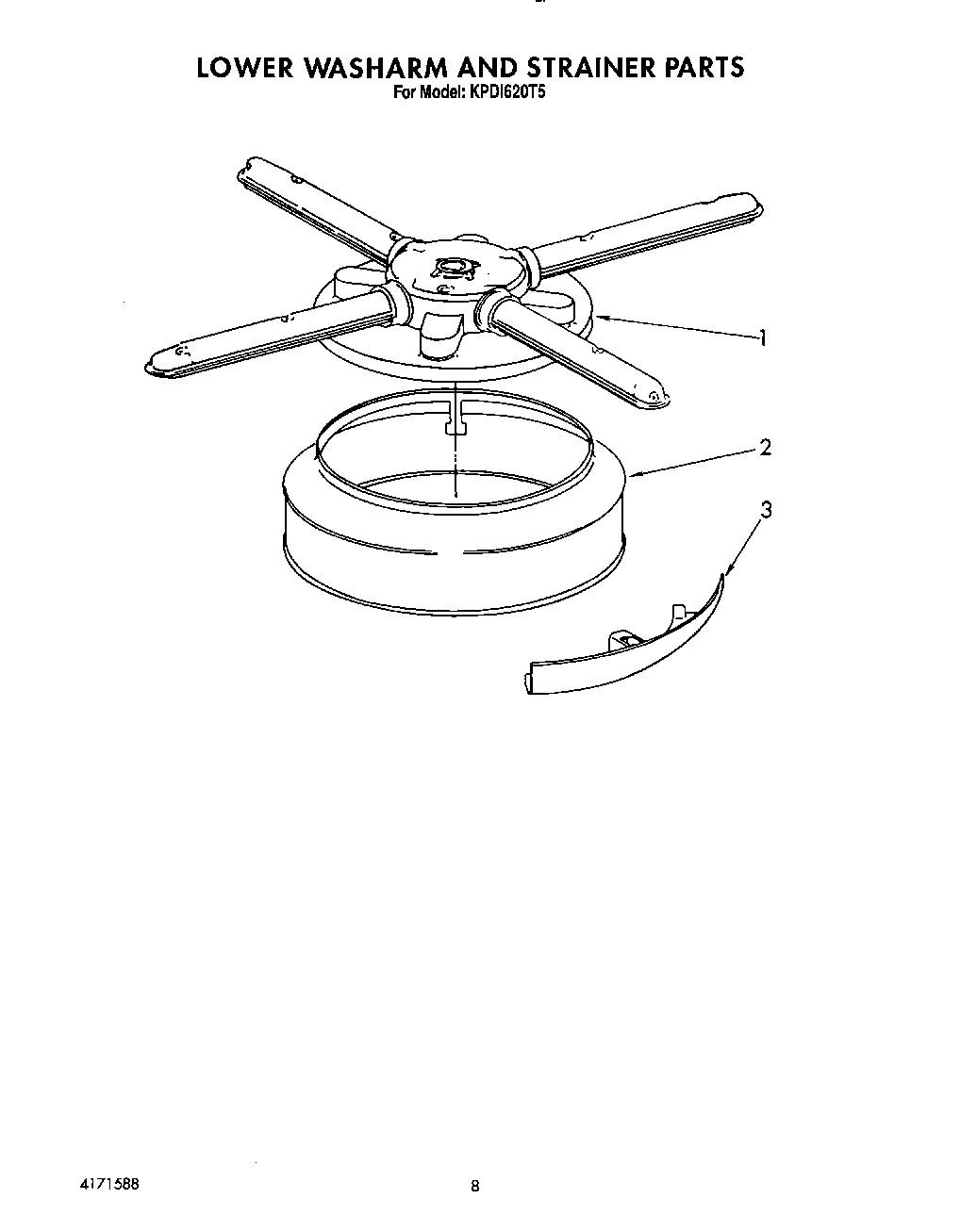 06 - LOWER WASHARM AND STRAINER