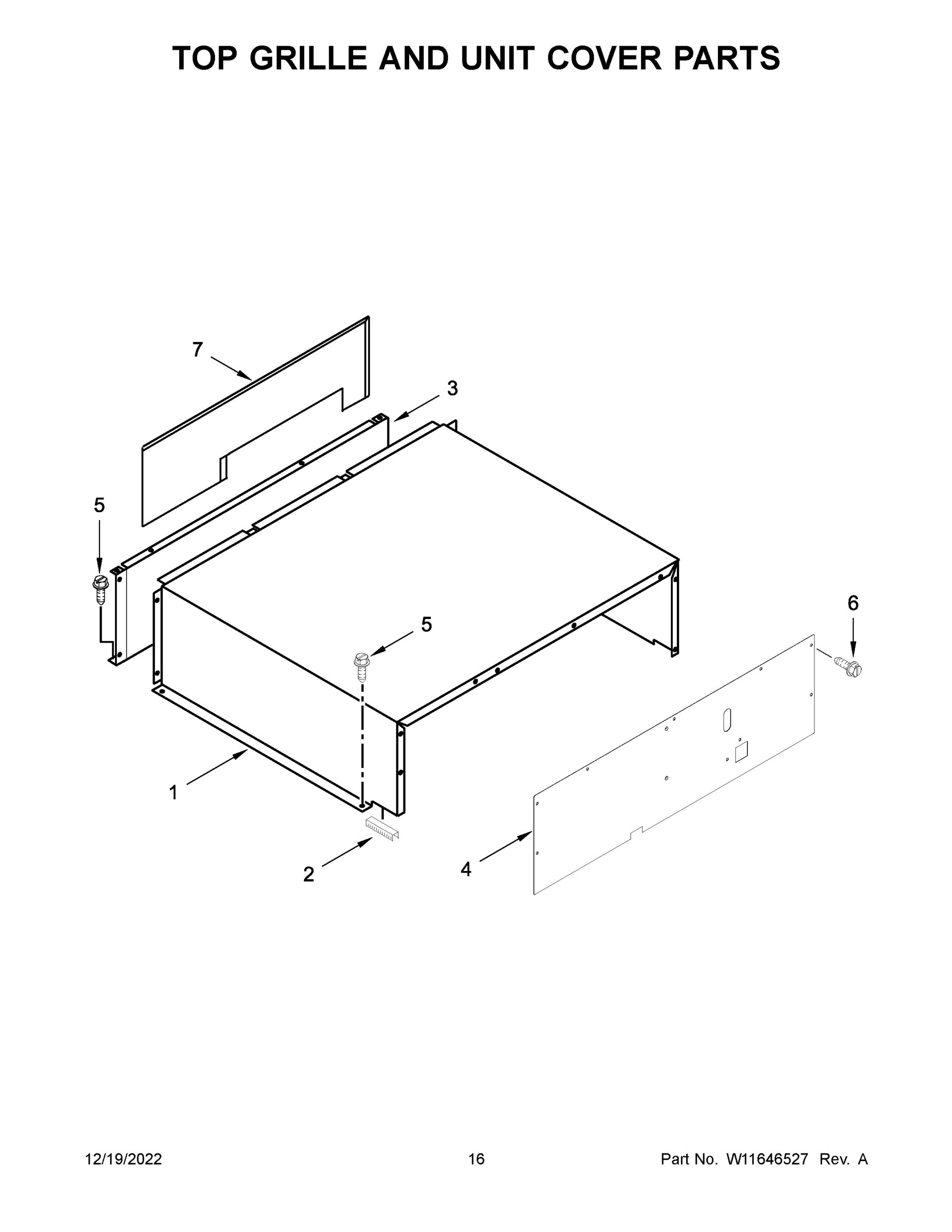 09 - TOP GRILLE AND UNIT COVER PARTS