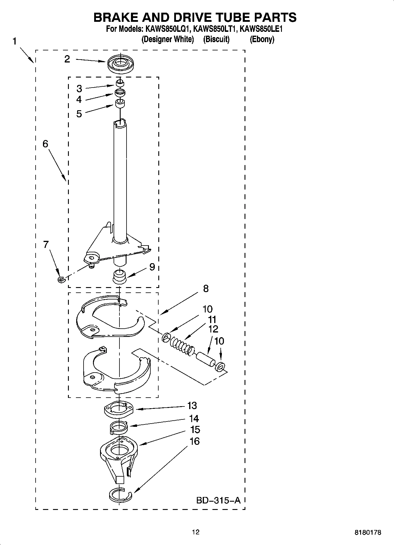 09 - BRAKE AND DRIVE TUBE PARTS