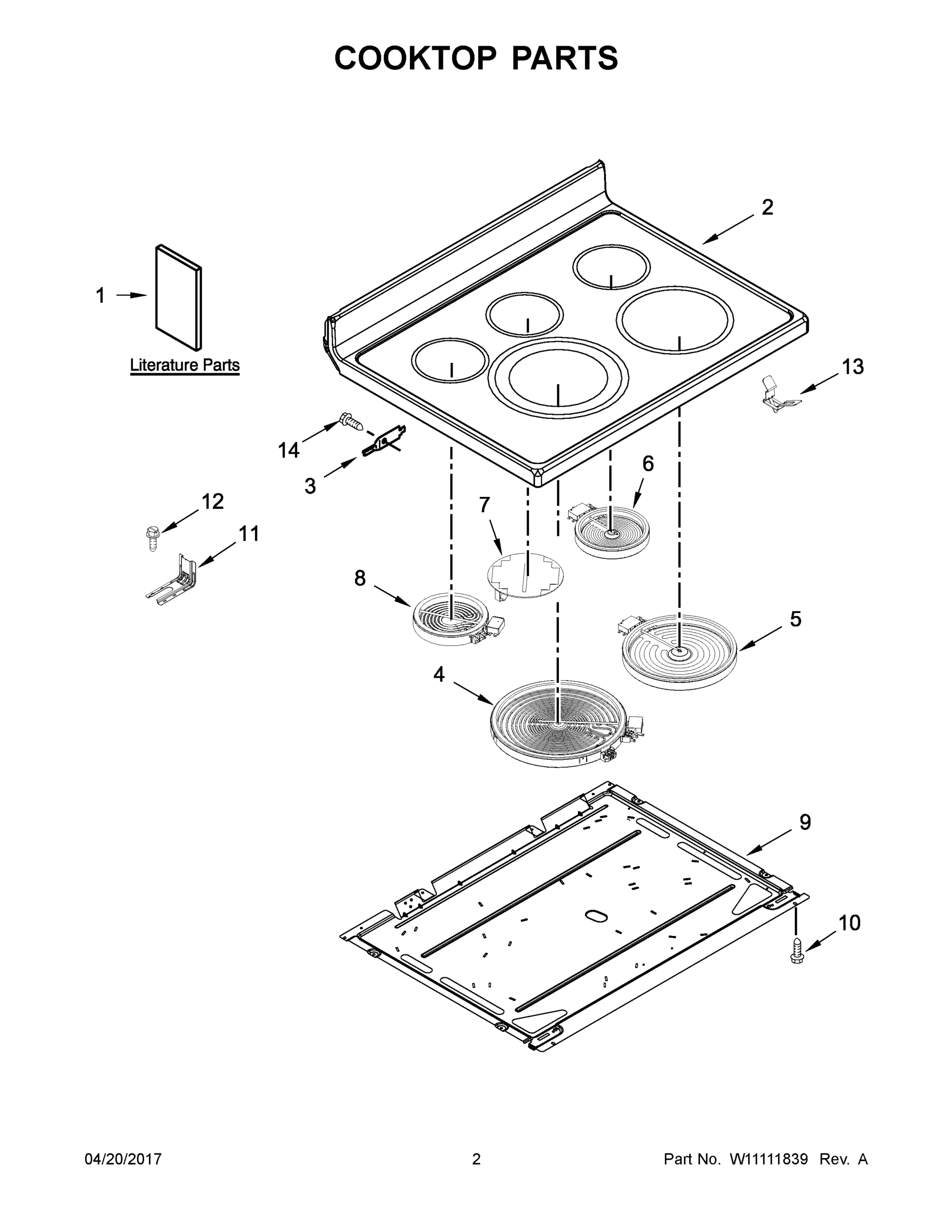 02 - COOKTOP PARTS