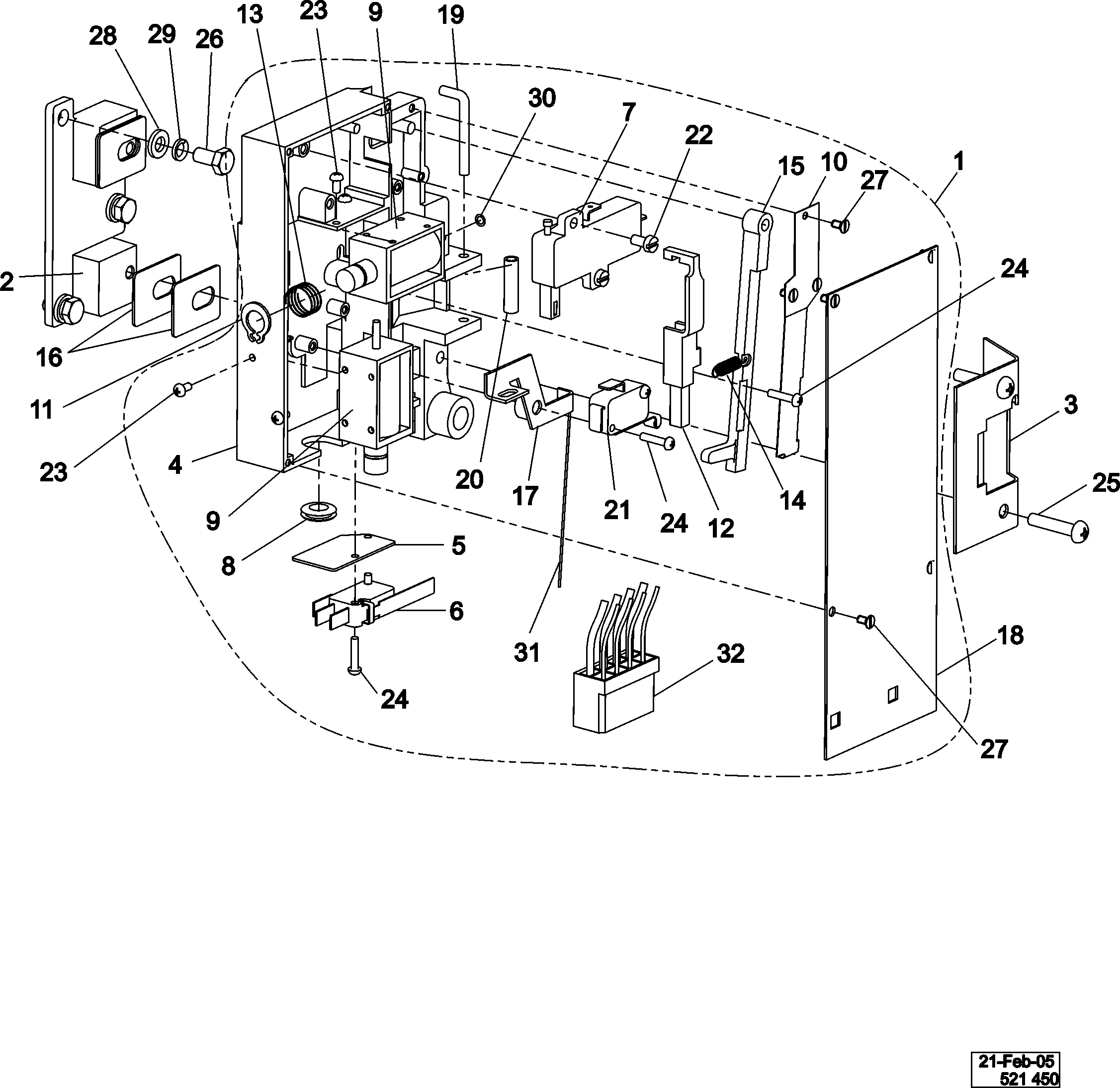 04 - DOOR LOCK ASSEMBLY