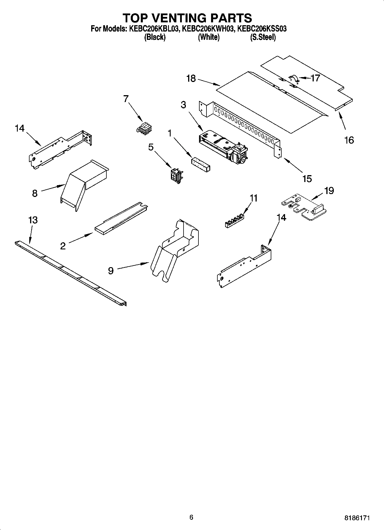 05 - TOP VENTING PARTS, OPTIONAL PARTS