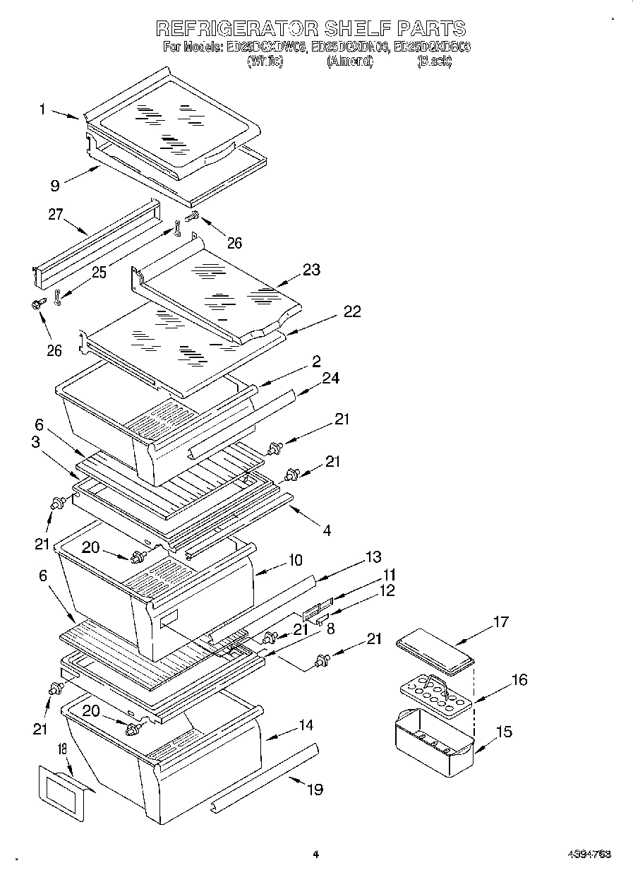 03 - REFRIGERATOR SHELF