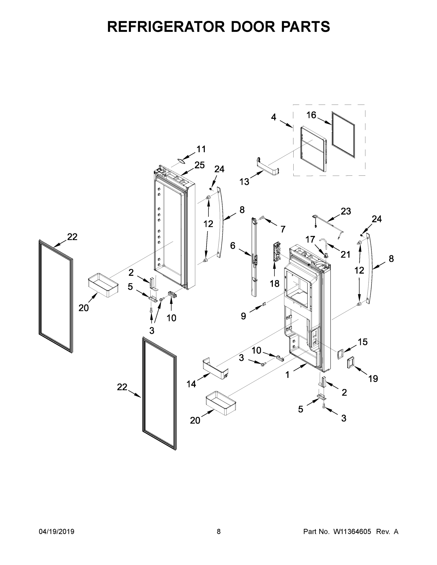 05 - REFRIGERATOR DOOR PARTS