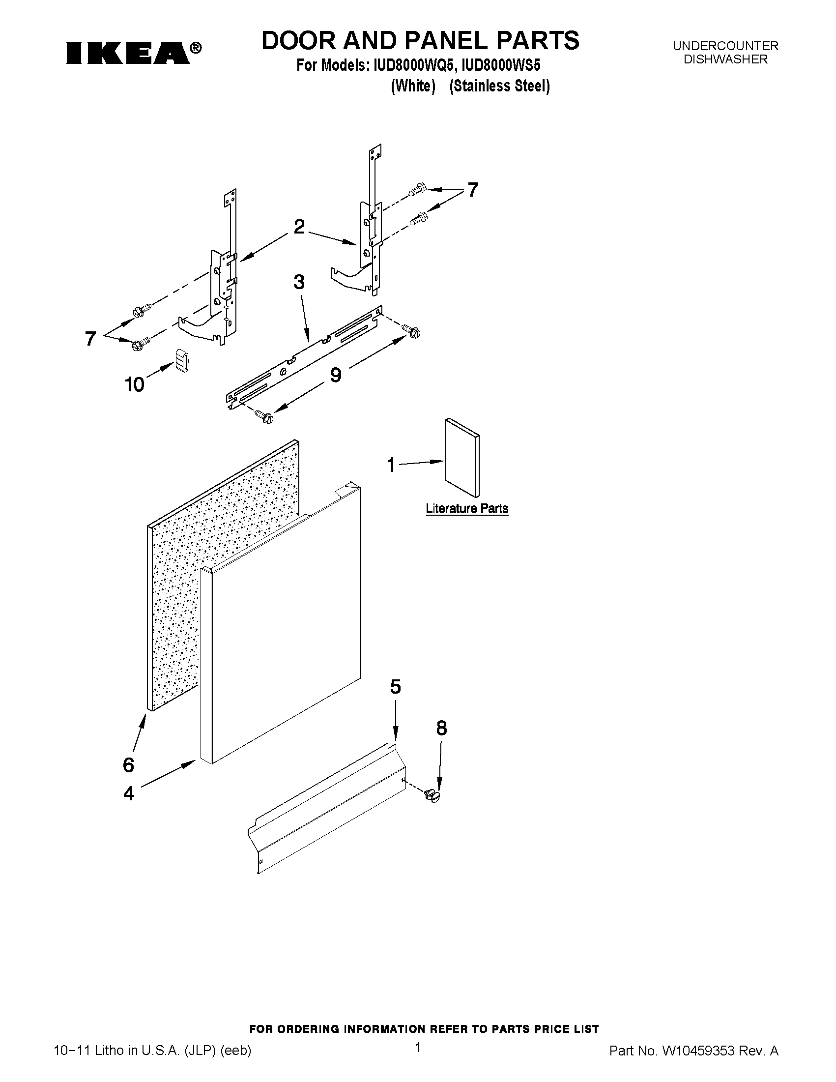 01 - DOOR AND PANEL PARTS