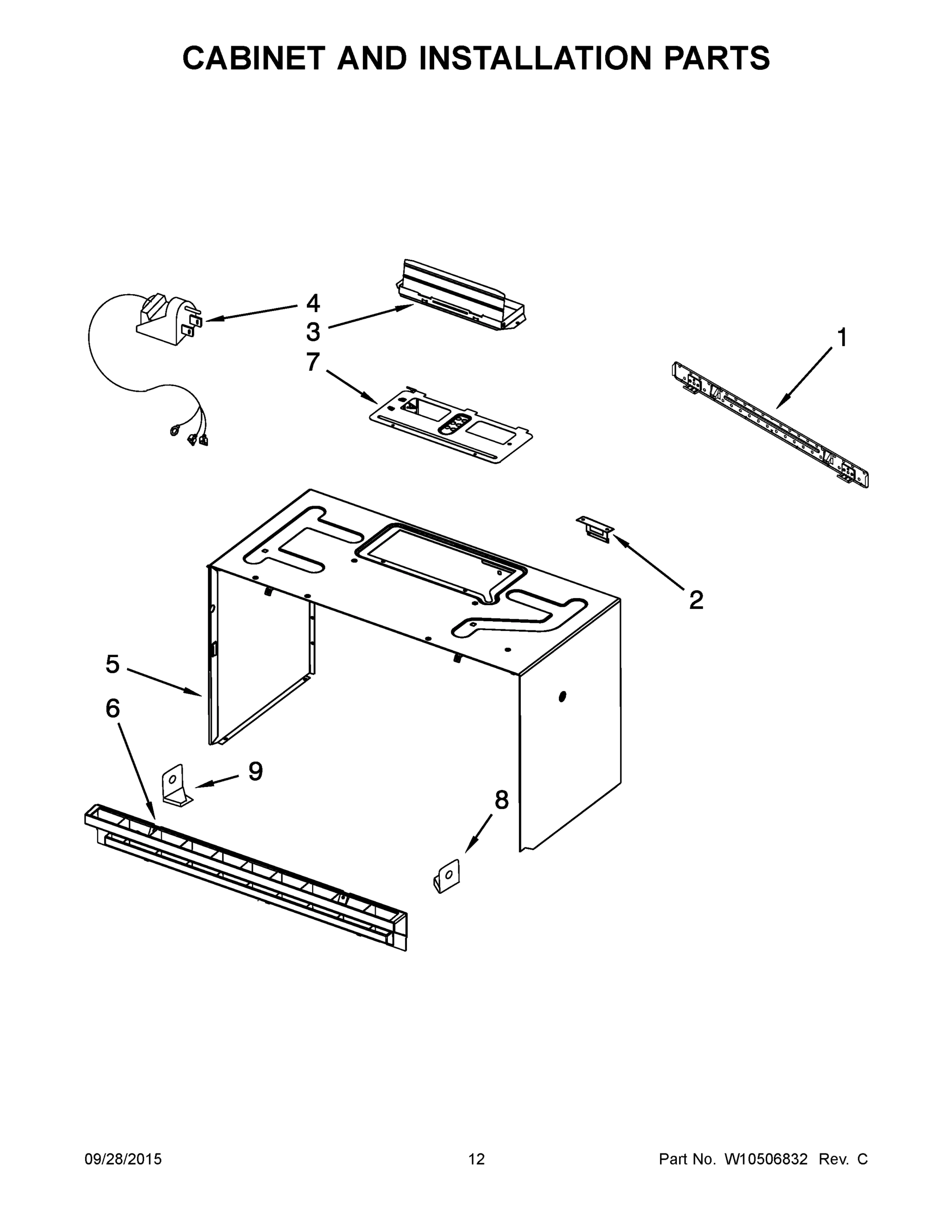 07 - CABINET AND INSTALLATION PARTS