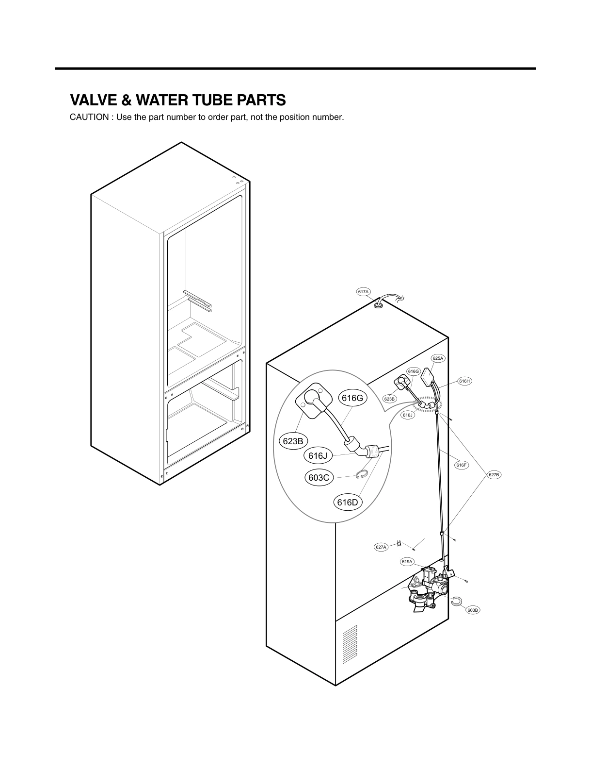 VALVE & WATER TUBE PARTS