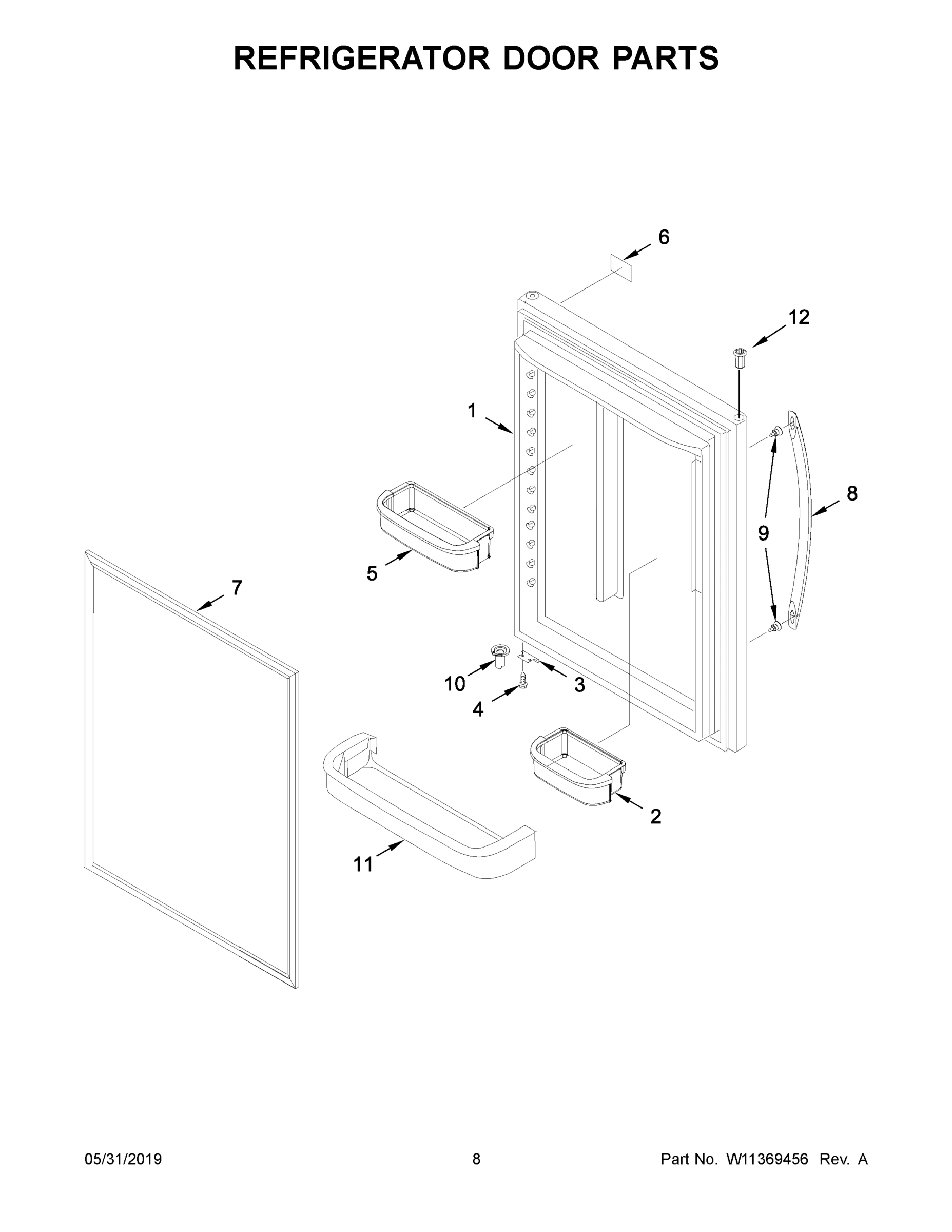 05 - REFRIGERATOR DOOR PARTS