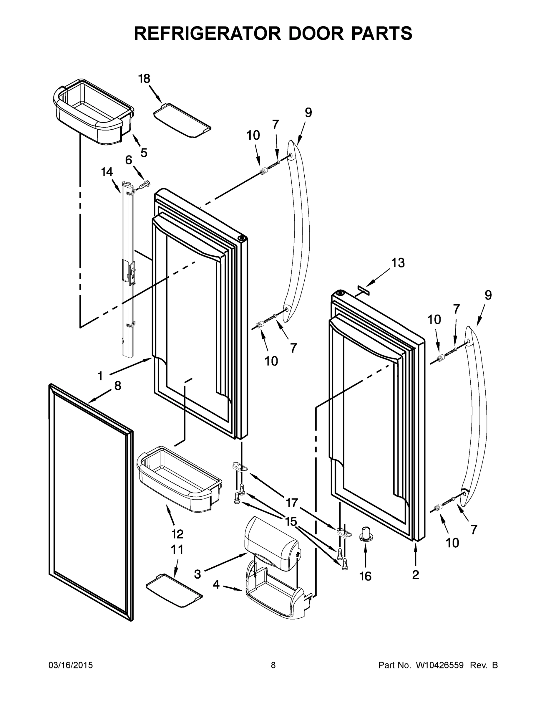 05 - REFRIGERATOR DOOR PARTS