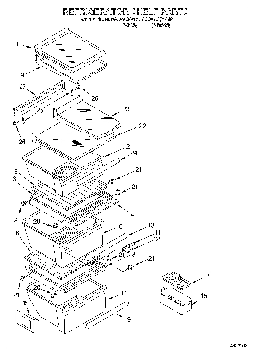 03 - REFRIGERATOR SHELF