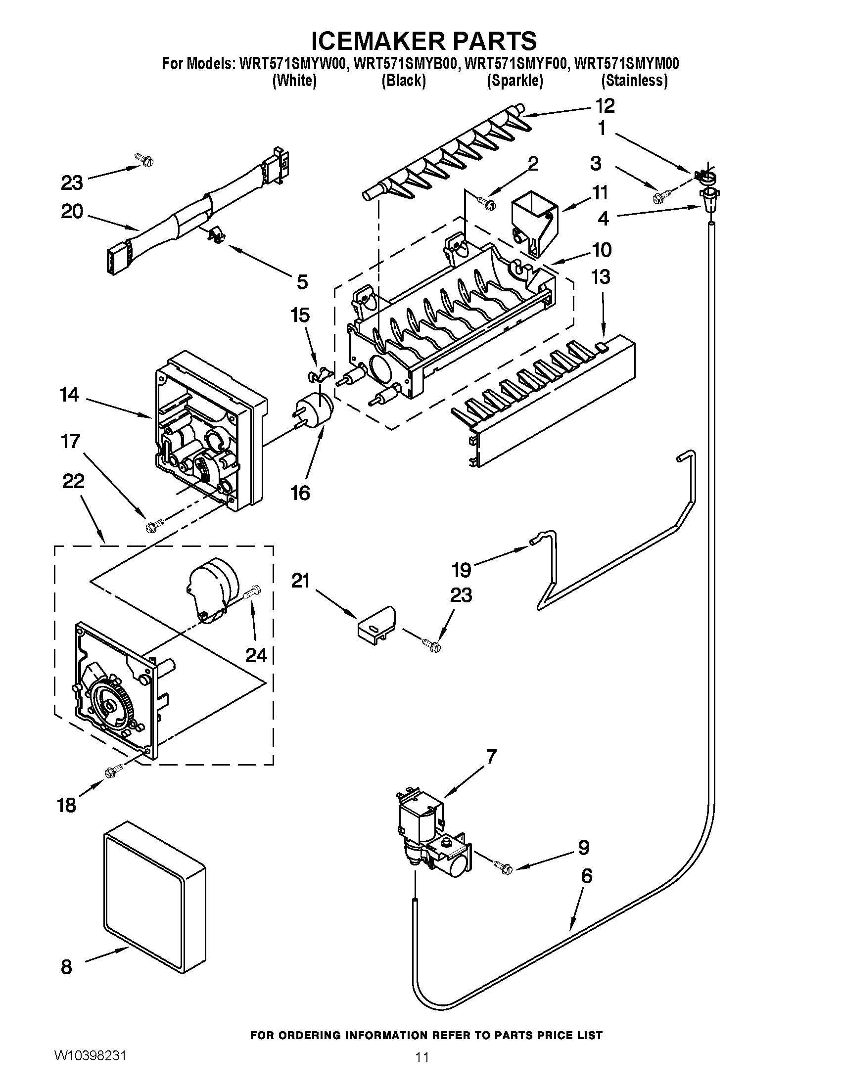 07 - ICEMAKER PARTS