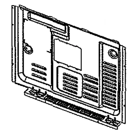 DG63-00357B Samsung Motor Cover