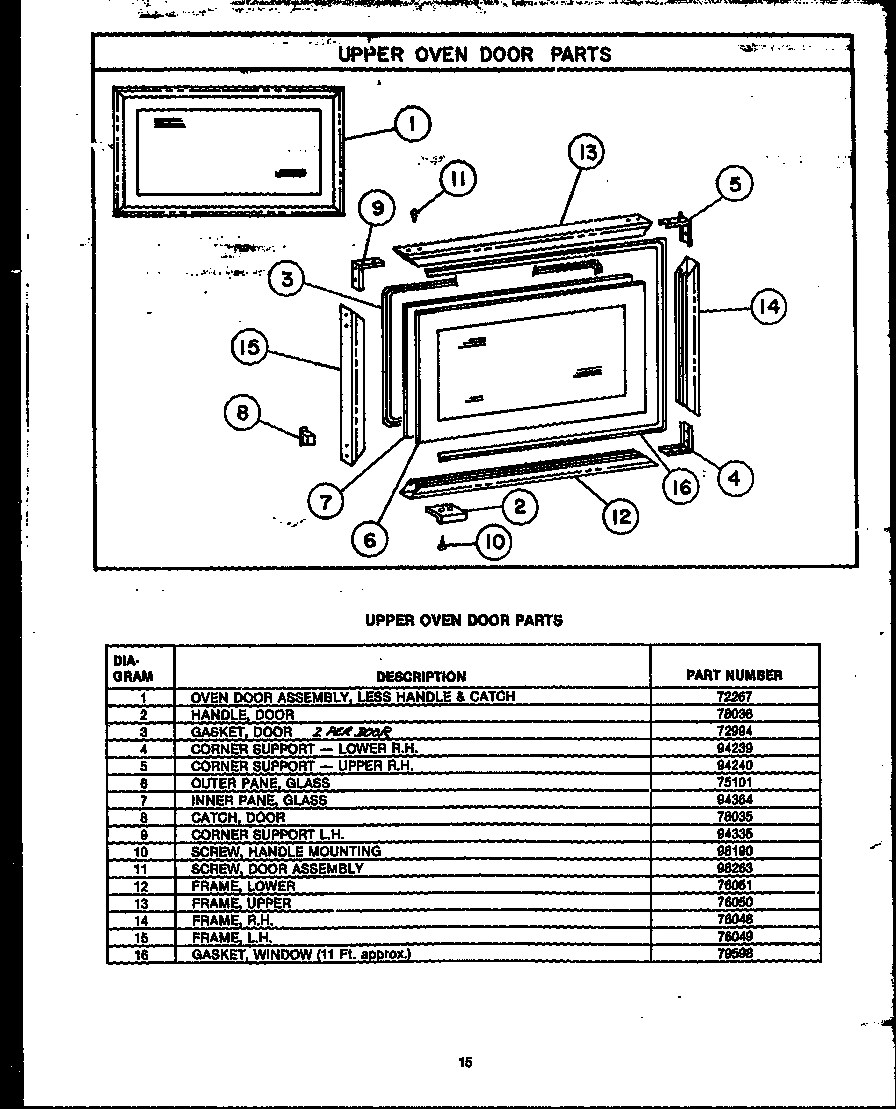 06 - UPPER OVEN DOOR