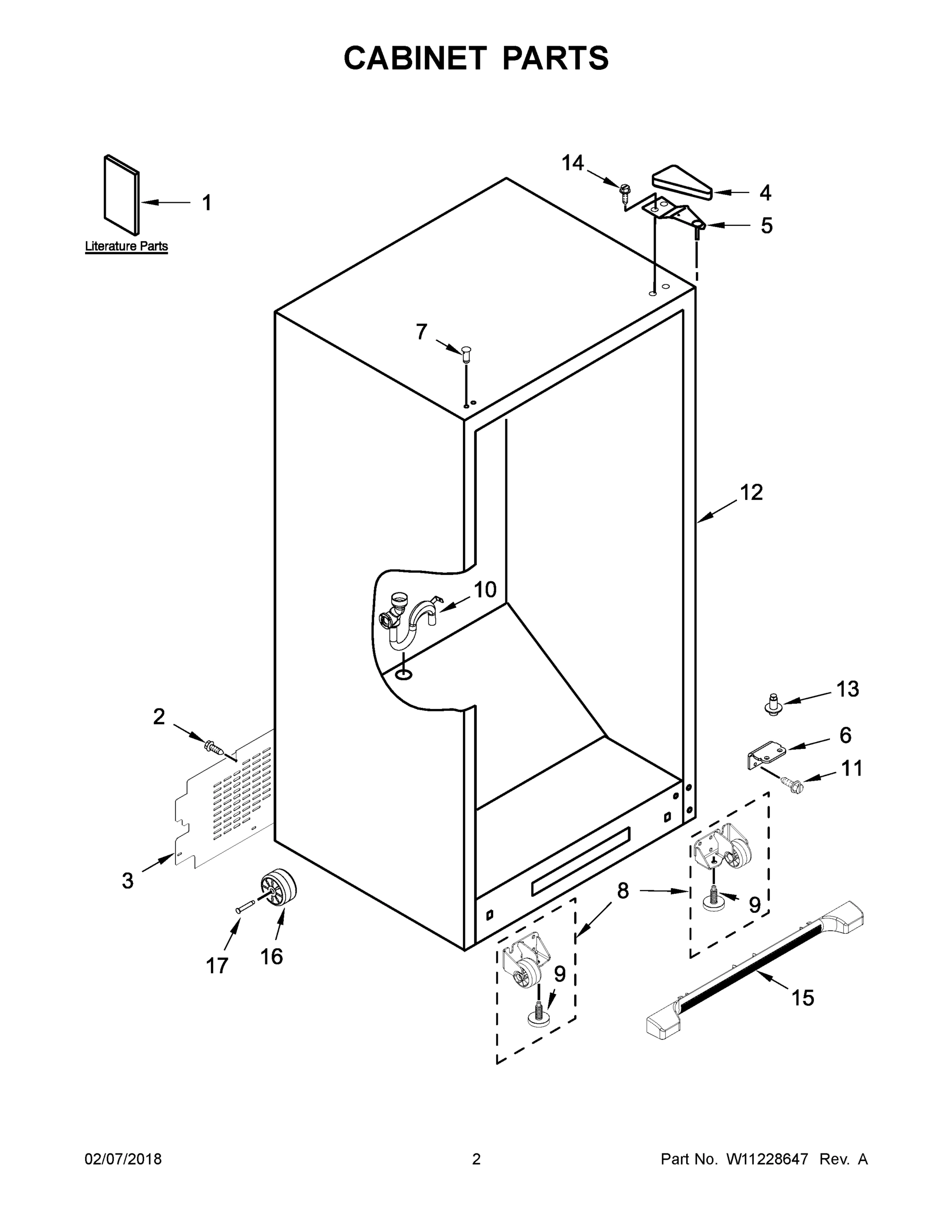 02 - CABINET PARTS