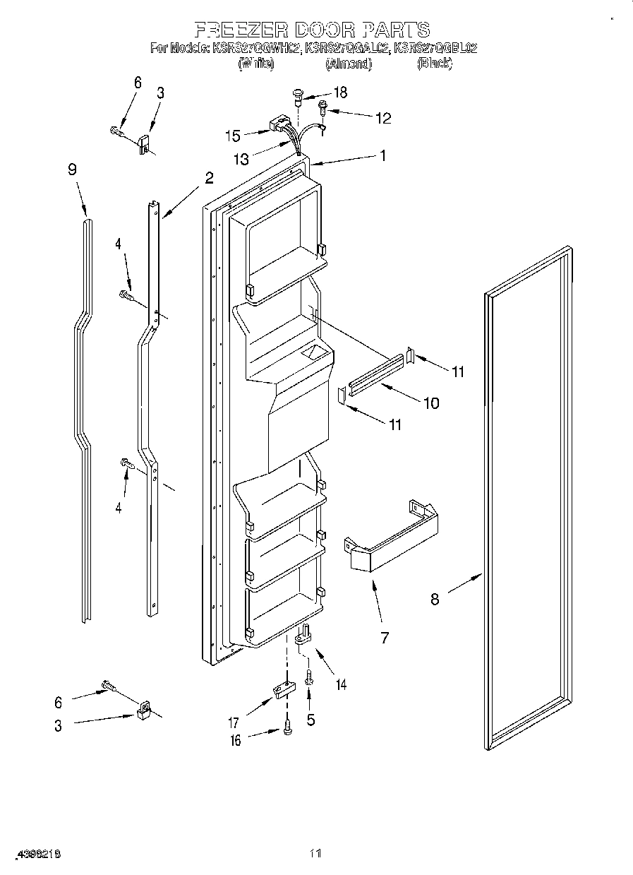 07 - FREEZER DOOR