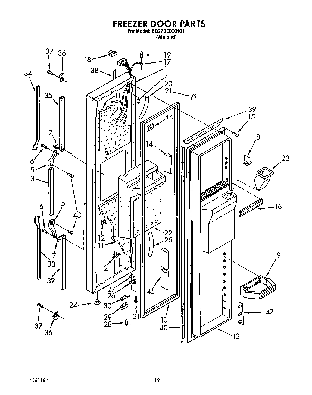 08 - FREEZER DOOR