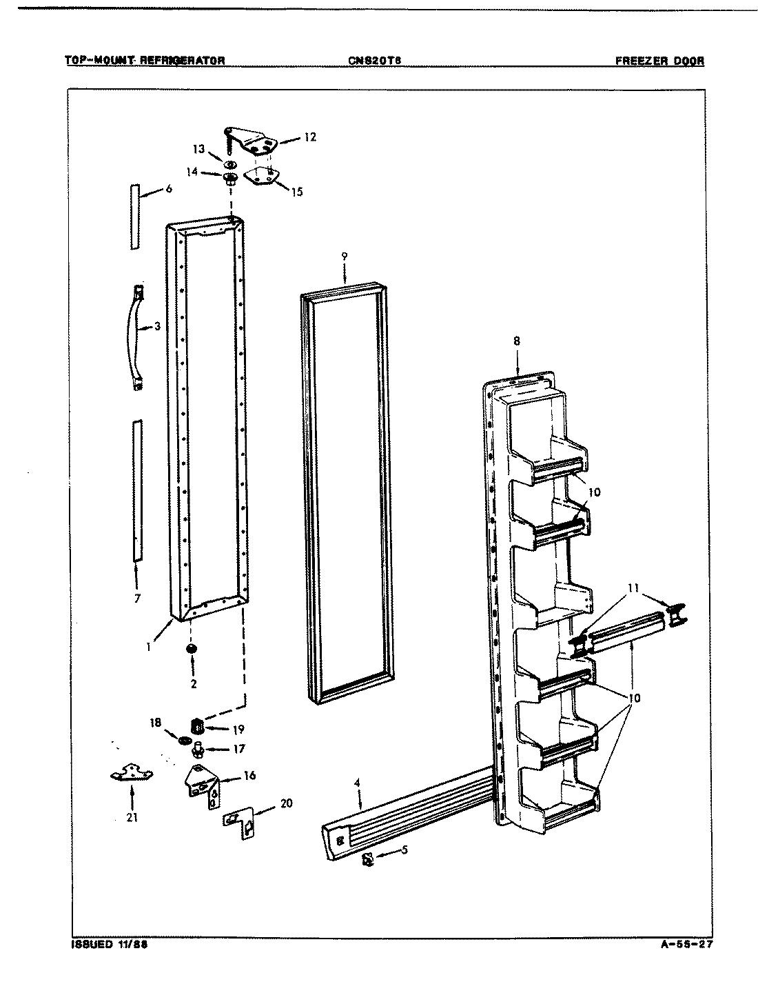 02 - FREEZER DOOR