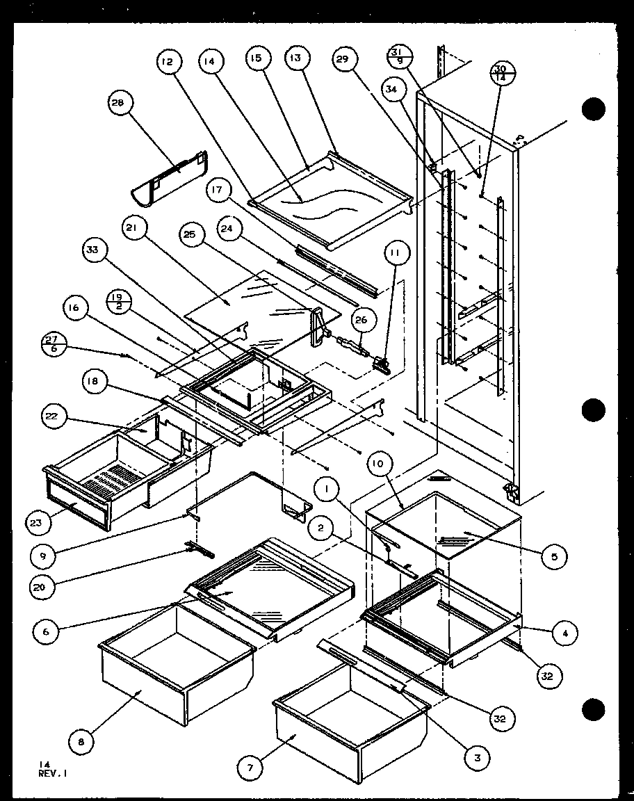 09 - REF SHELVING AND DRAWERS