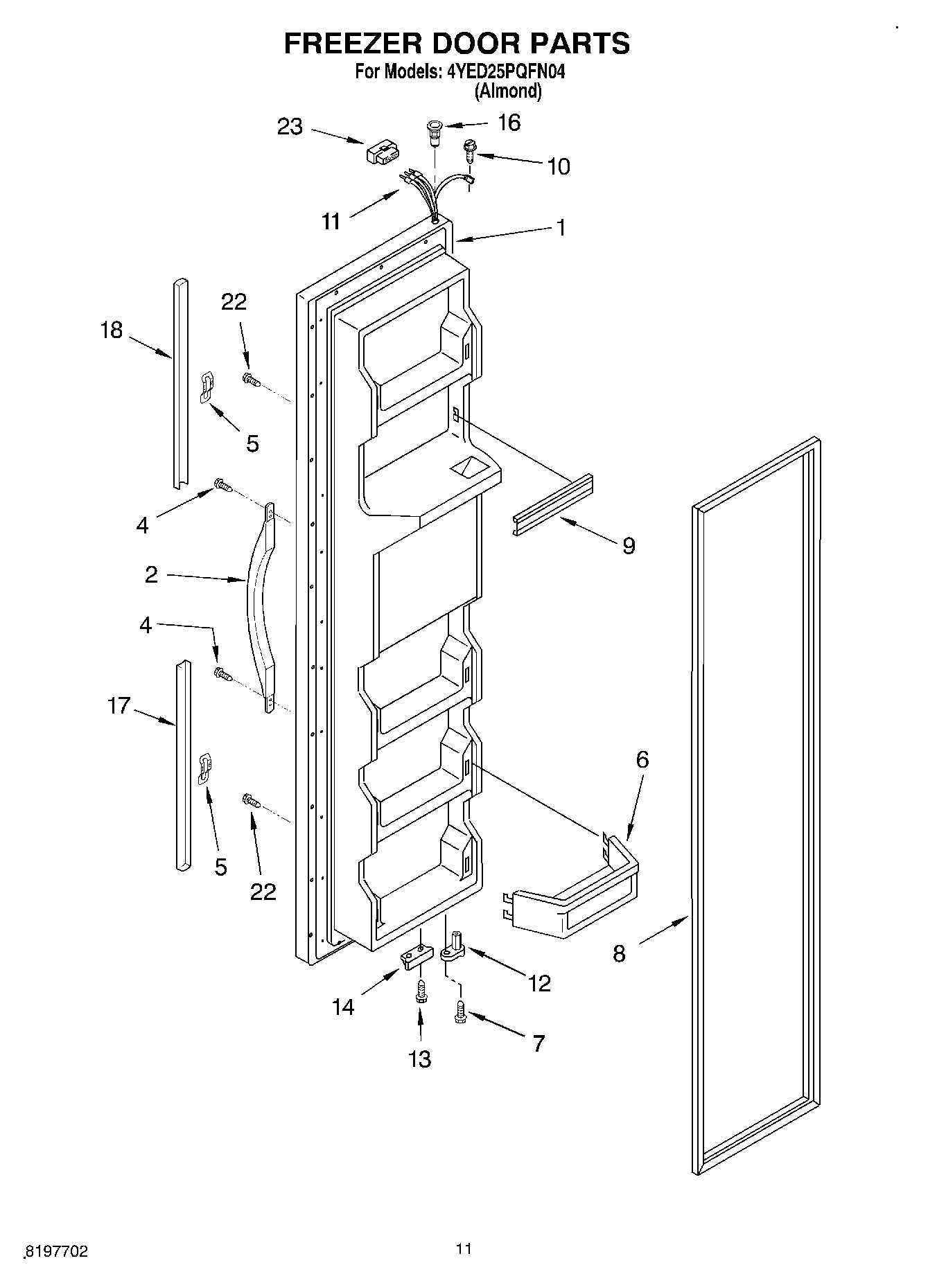 07 - FREEZER DOOR