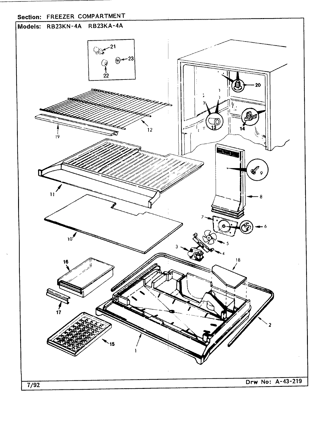 02 - FREEZER COMPARTMENT