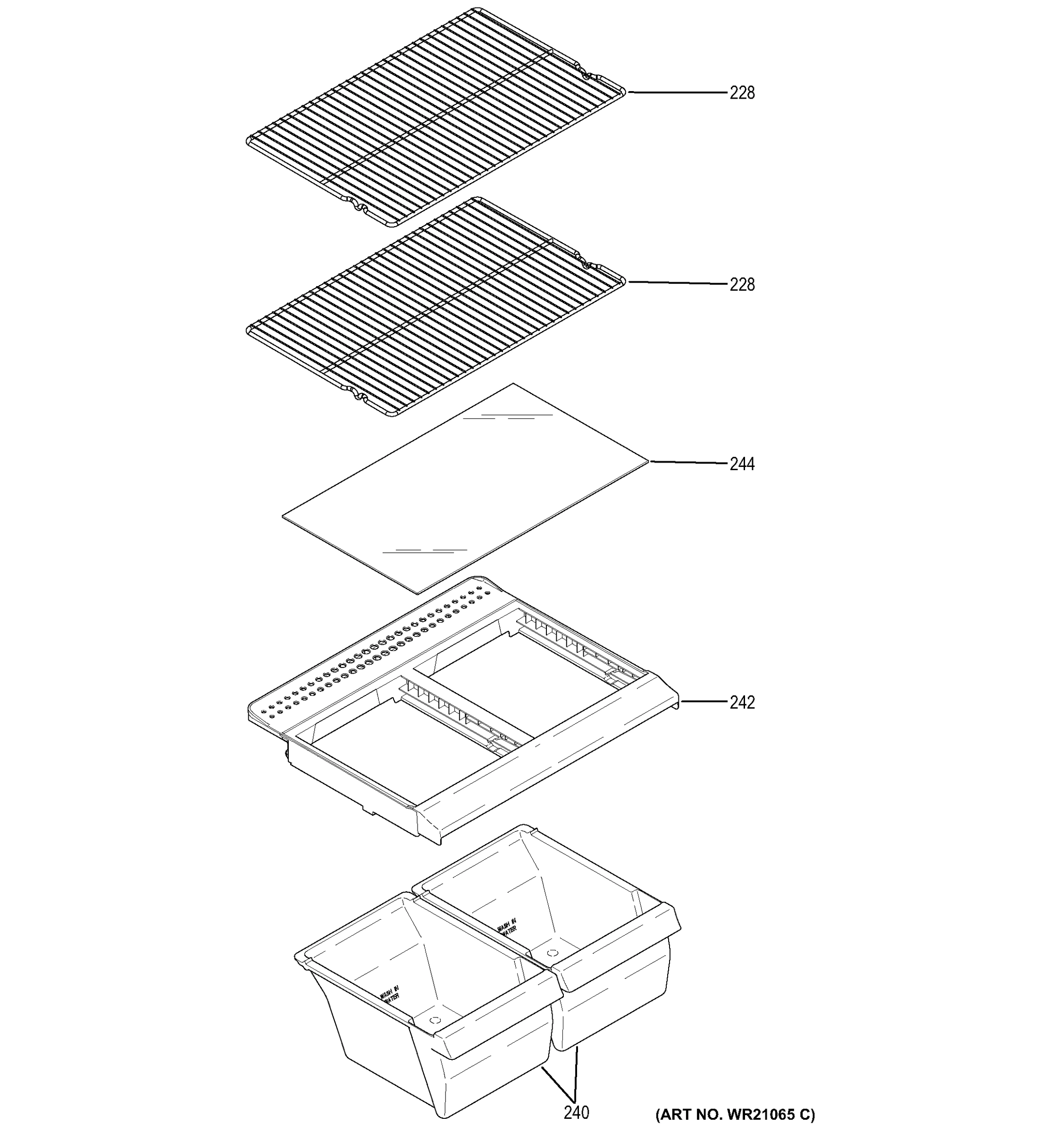FRESH FOOD SHELVES