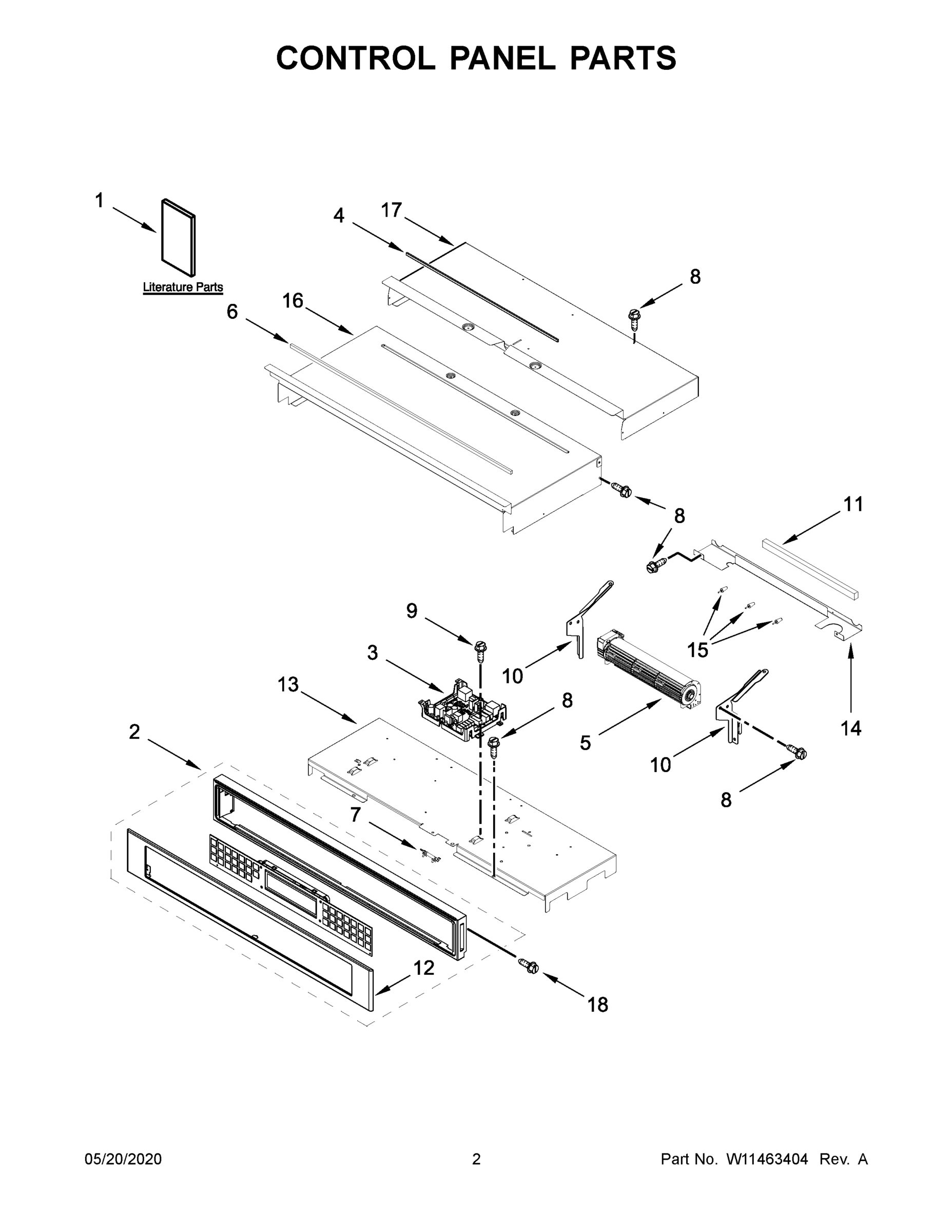 02 - CONTROL PANEL PARTS