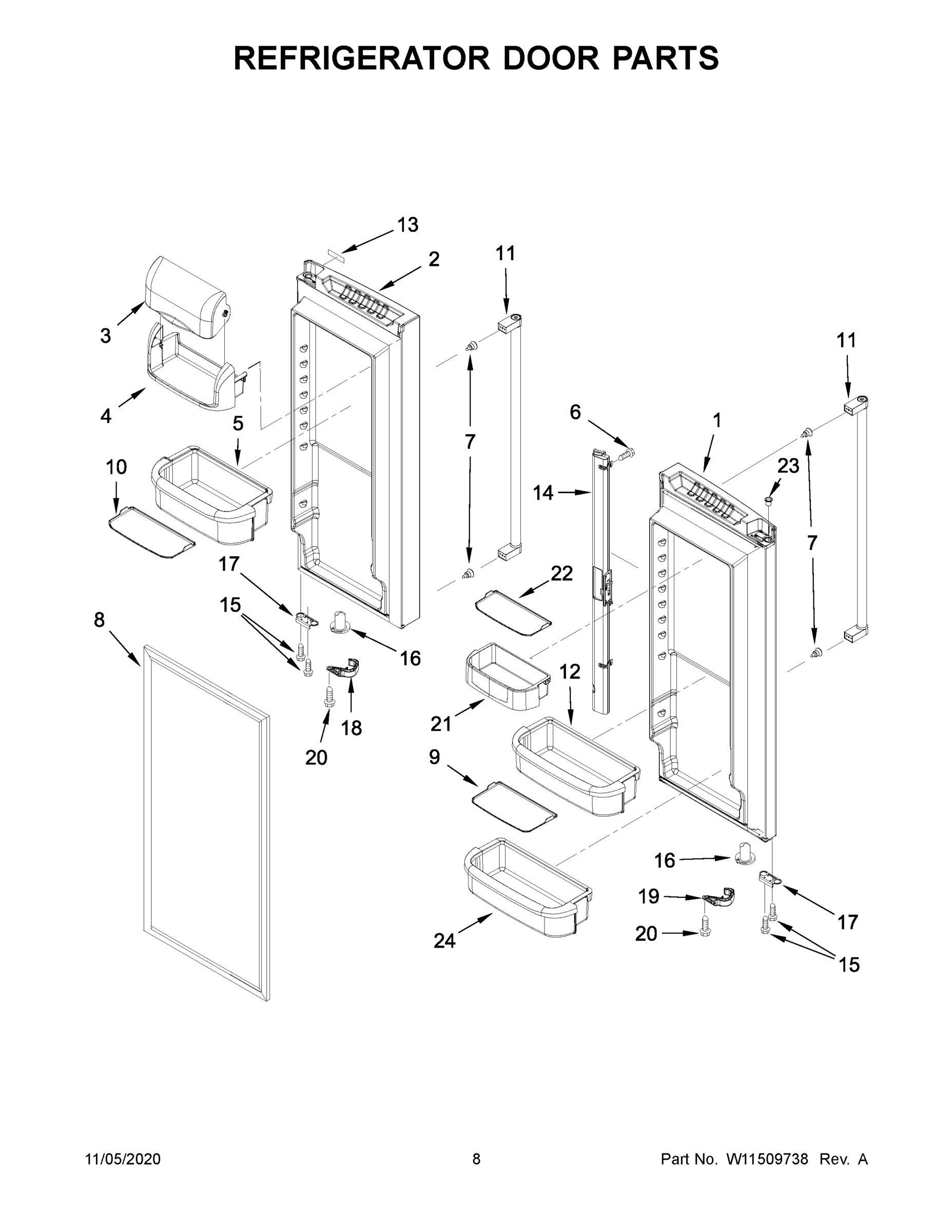 05 - REFRIGERATOR DOOR PARTS