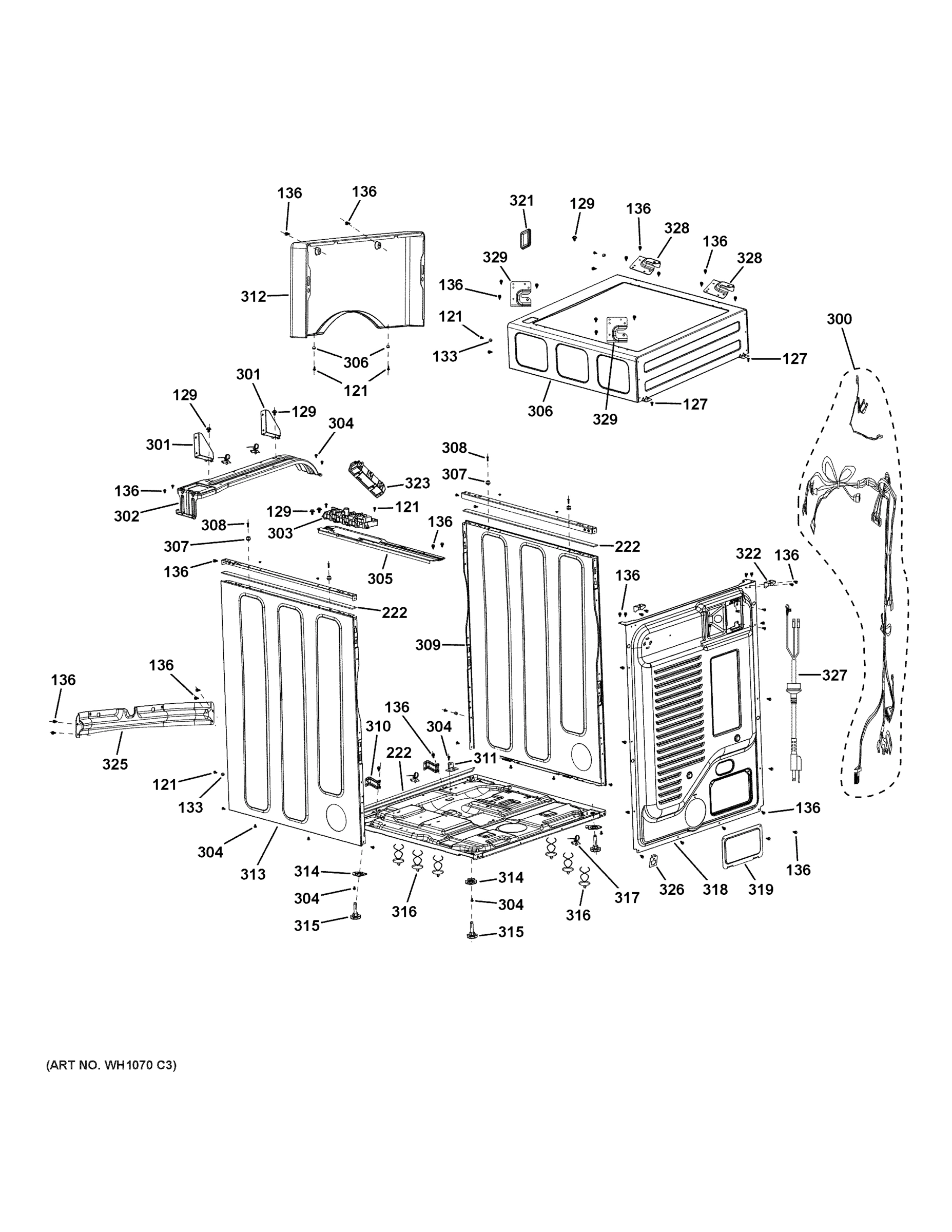 CABINET & TOP PANEL