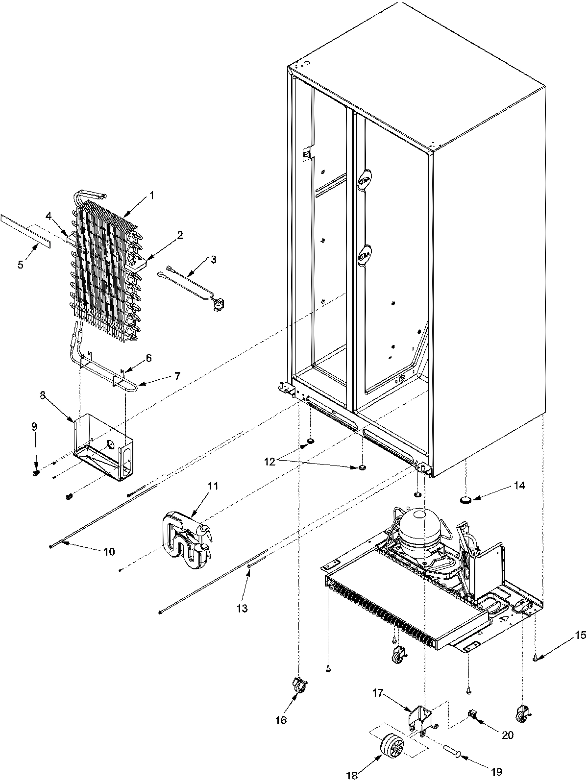 06 - EVAPORATOR ASSY AND ROLLERS