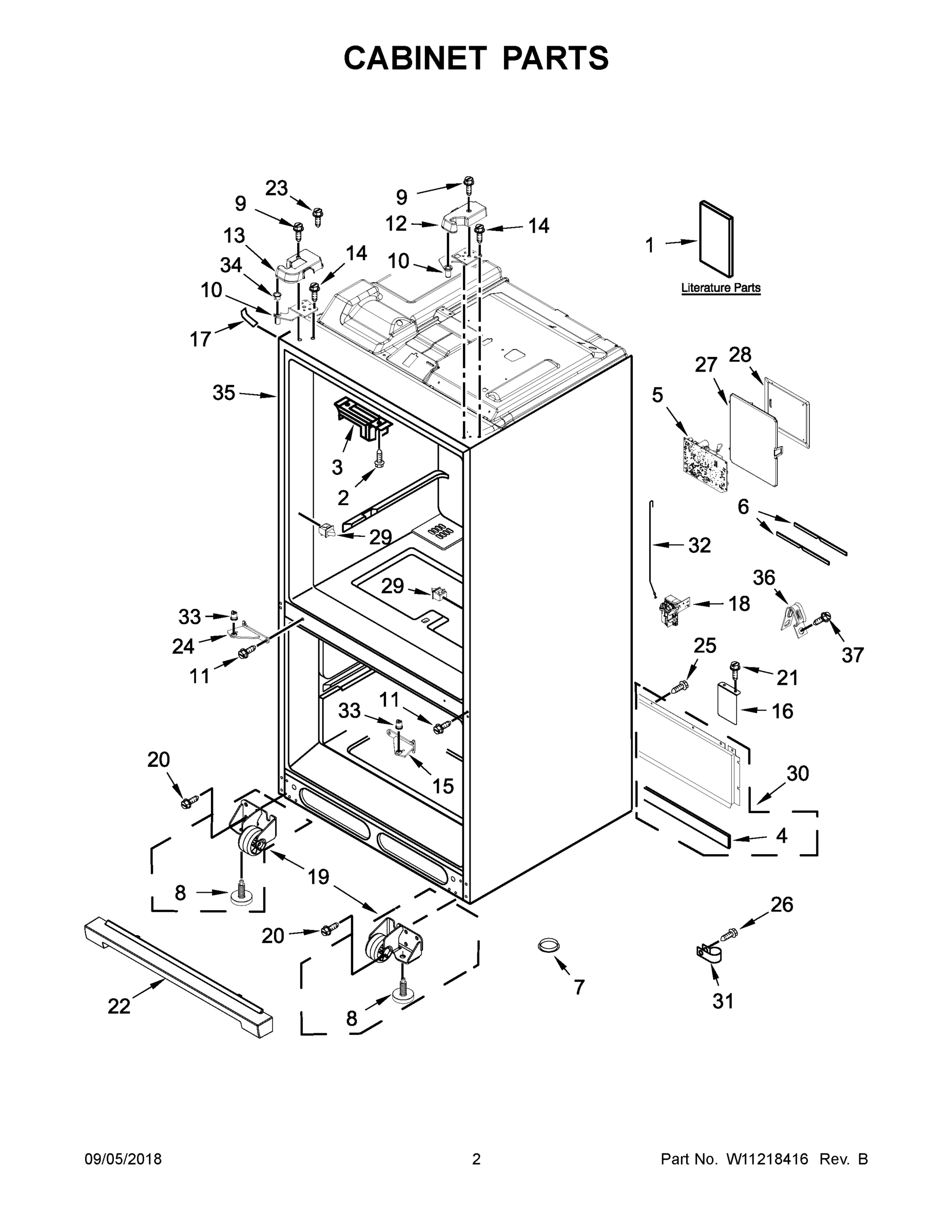 02 - CABINET PARTS