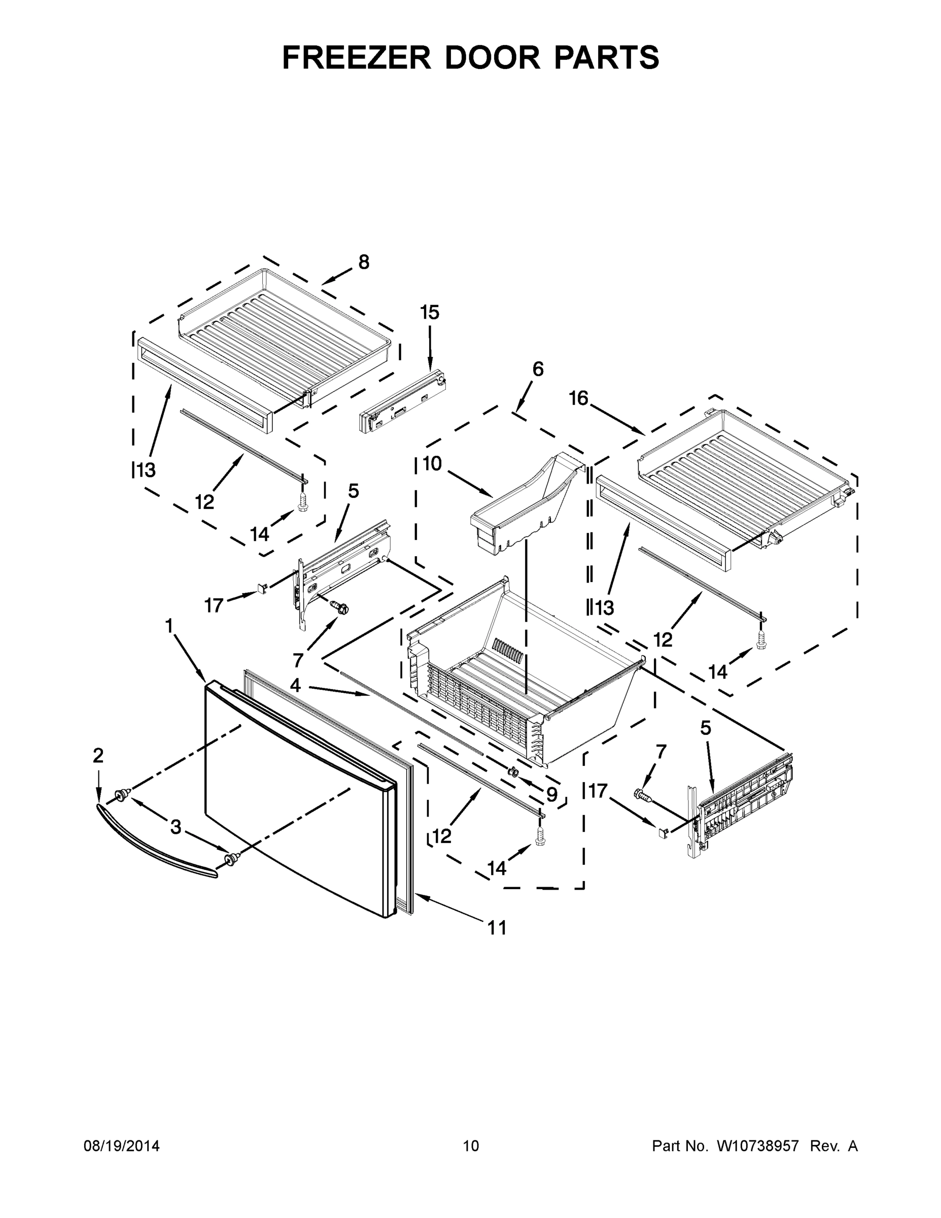 06 - FREEZER DOOR PARTS